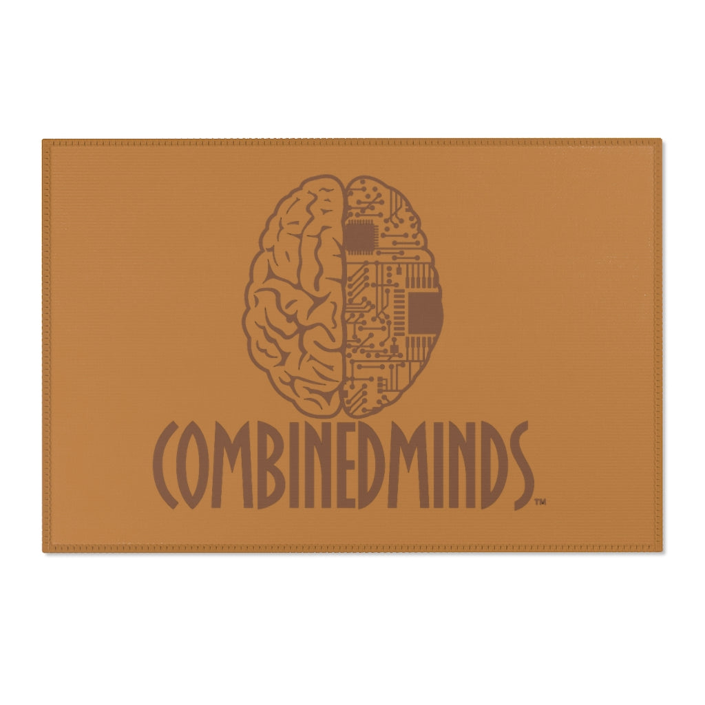 CombinedMinds Area Rugs - Chocolate Logo Light Brown