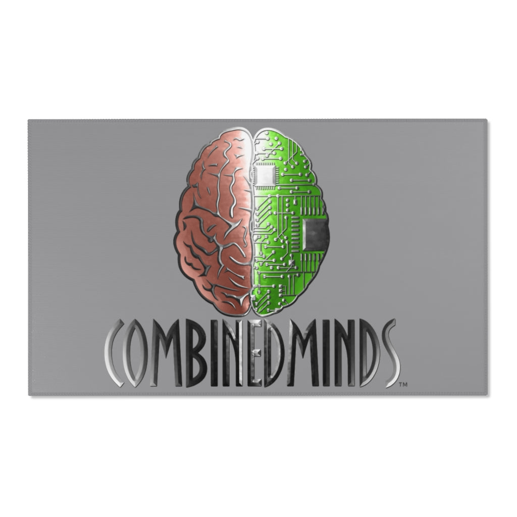 CombinedMinds Area Rugs - Color Logo Grey