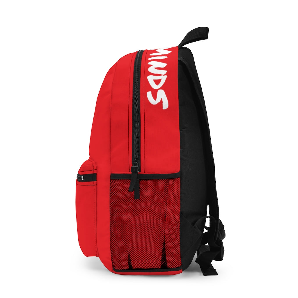 CombinedMinds Backpack - Red White Logo