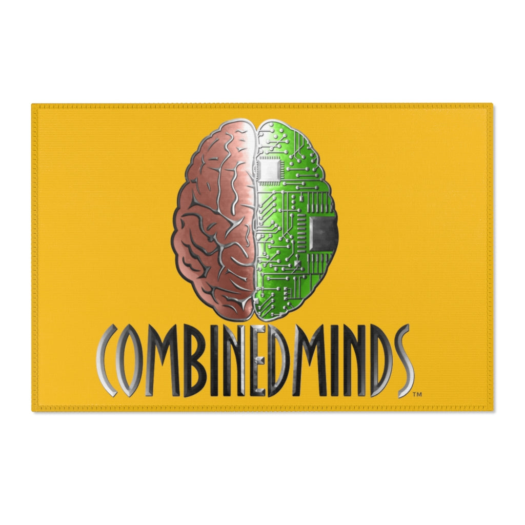 CombinedMinds Area Rugs - Color Logo Yellow