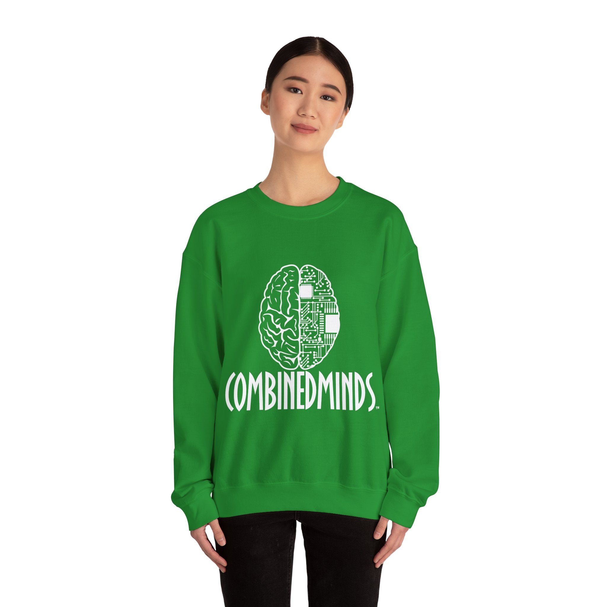 Combinedminds Crewneck Sweatshirt White Logo