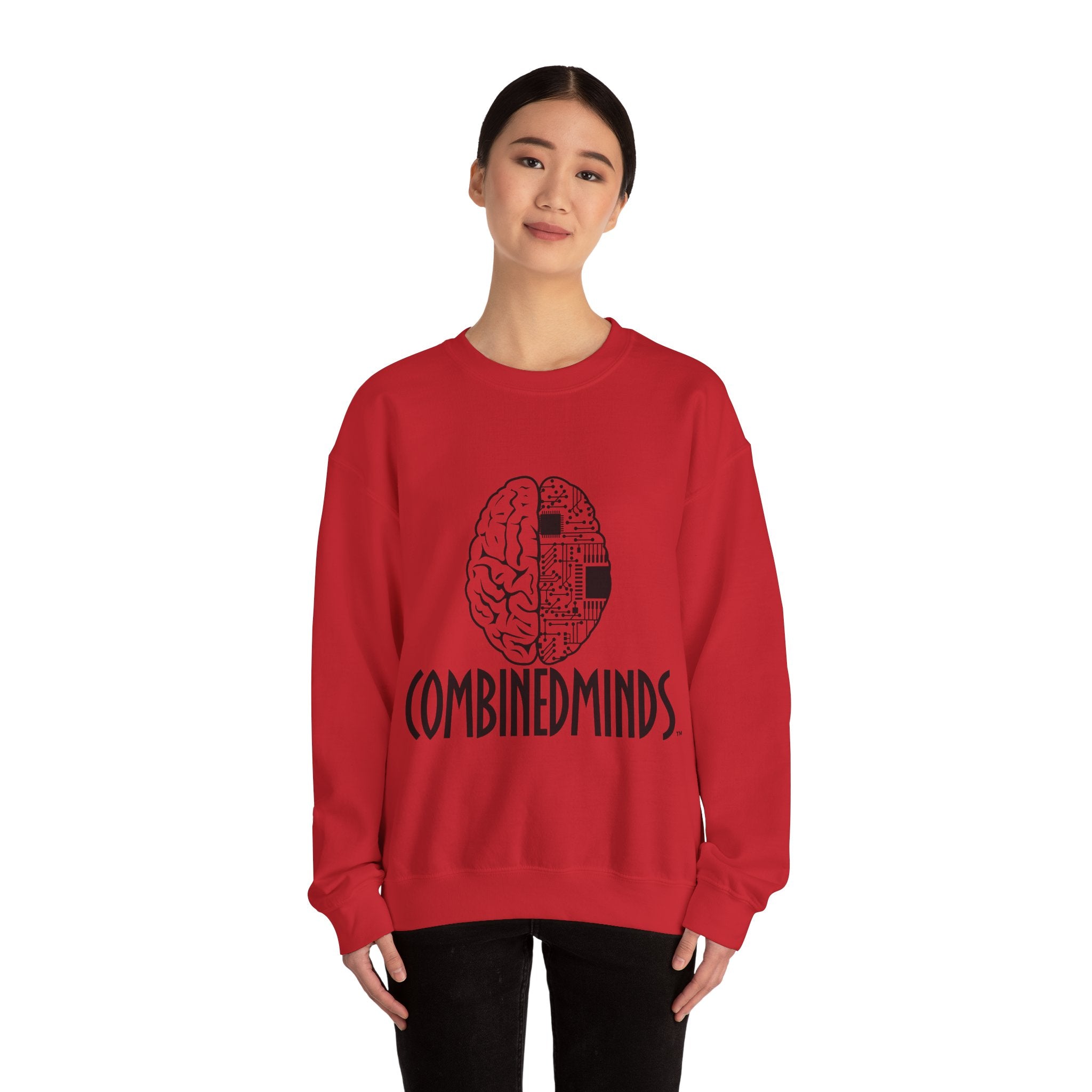 Combinedminds Crewneck Sweatshirt Black Logo