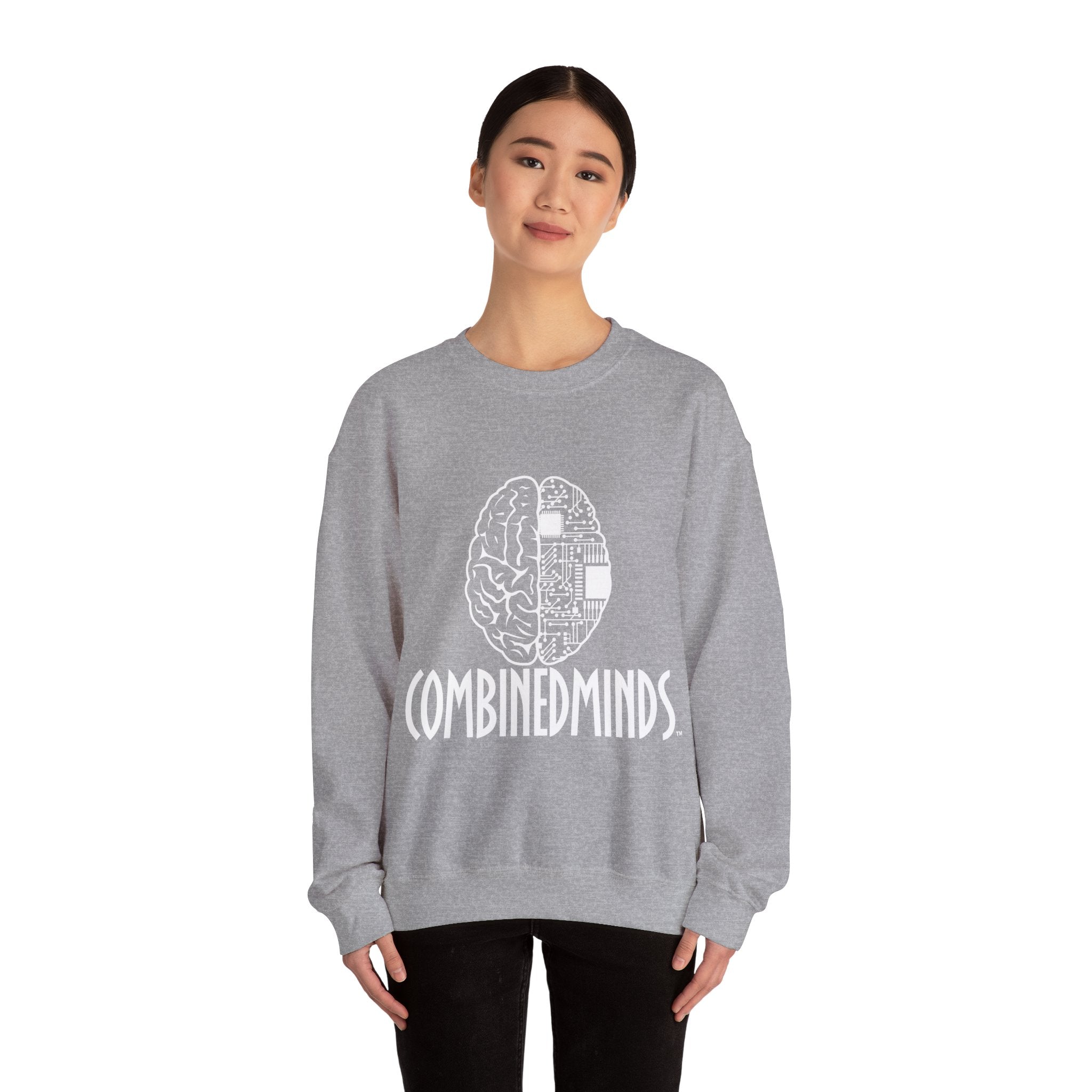 Combinedminds Crewneck Sweatshirt White Logo