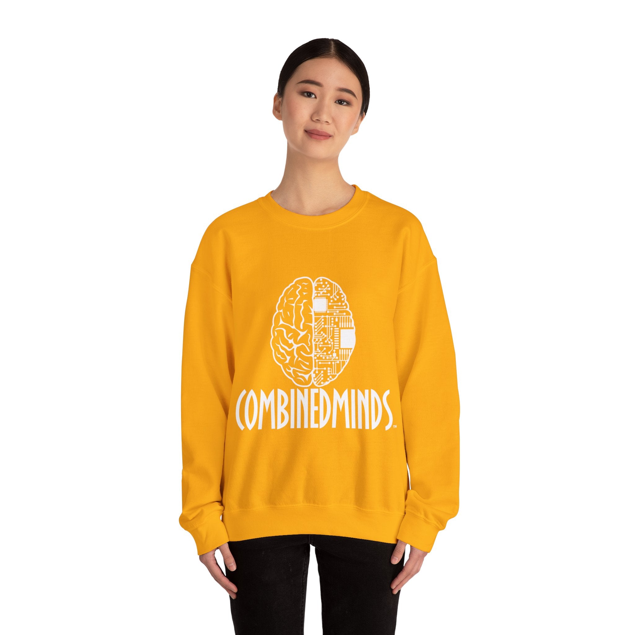 Combinedminds Crewneck Sweatshirt White Logo