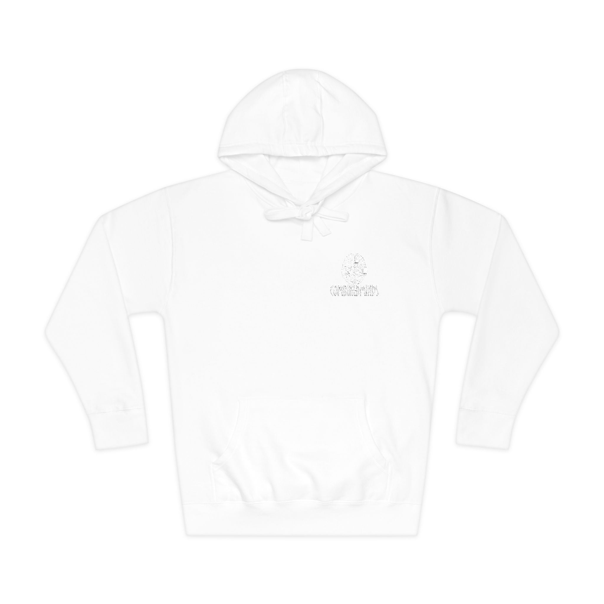 CombinedMinds Unisex Fleece Hoodie - (Embroidery) White Logo