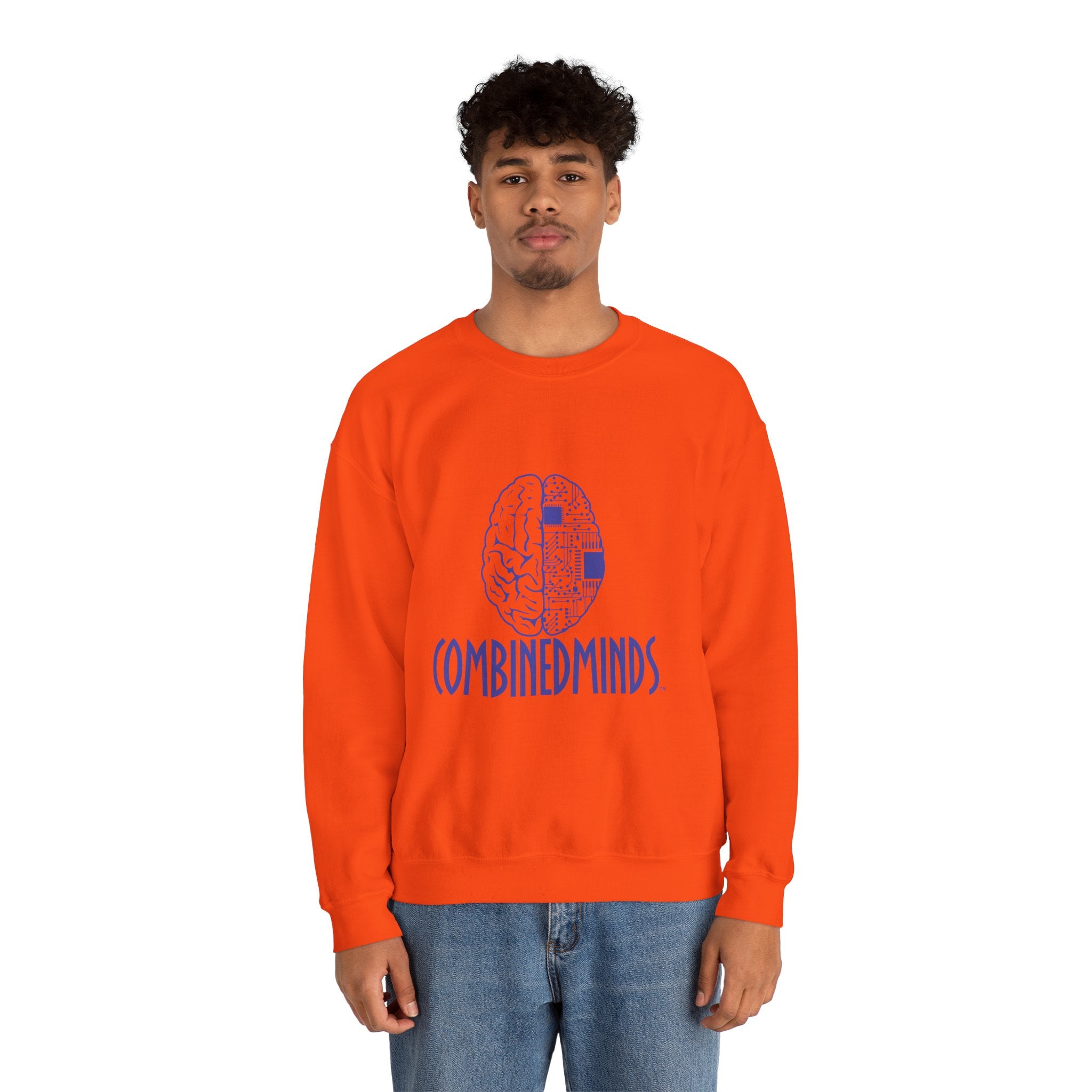 Combinedminds Crewneck Sweatshirt Royal Logo
