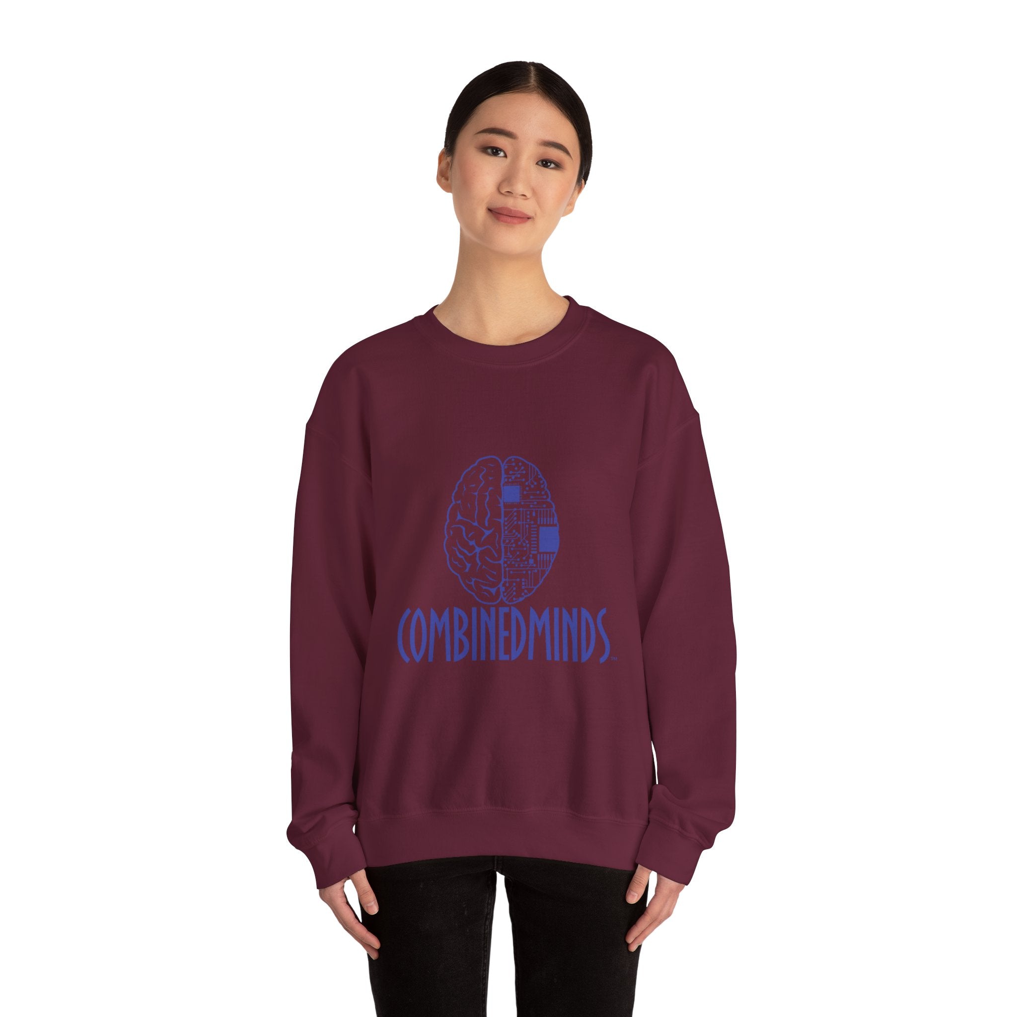 Combinedminds Crewneck Sweatshirt Royal Logo