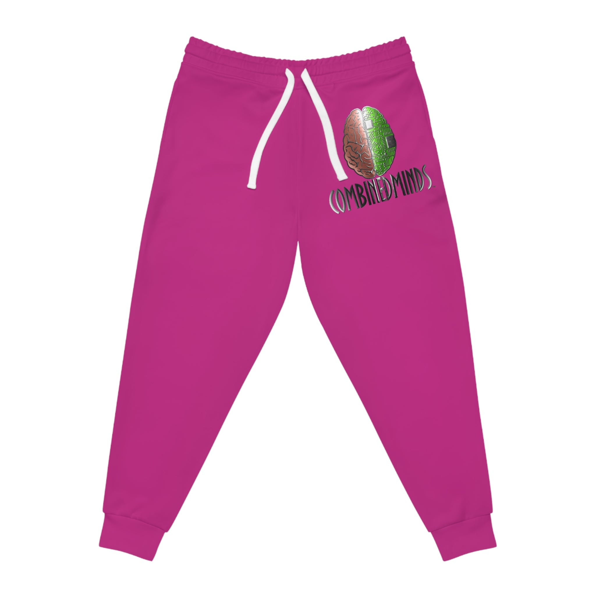 CombinedMinds Athletic Joggers Pink/Color Logo