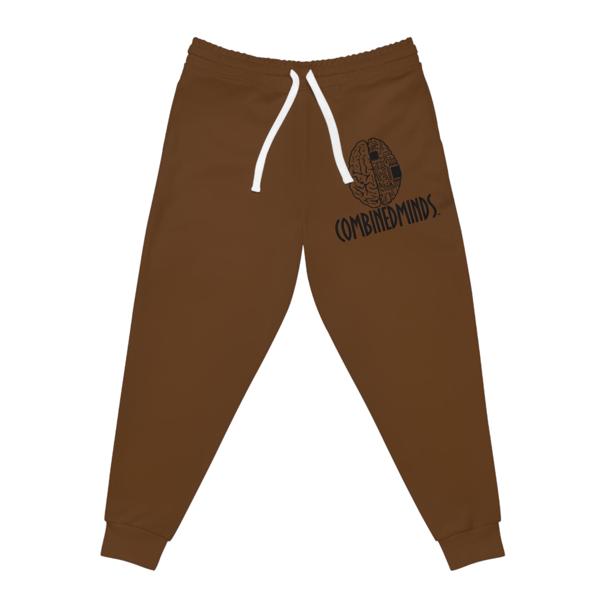 CombinedMinds Athletic Joggers Brown/Black Logo