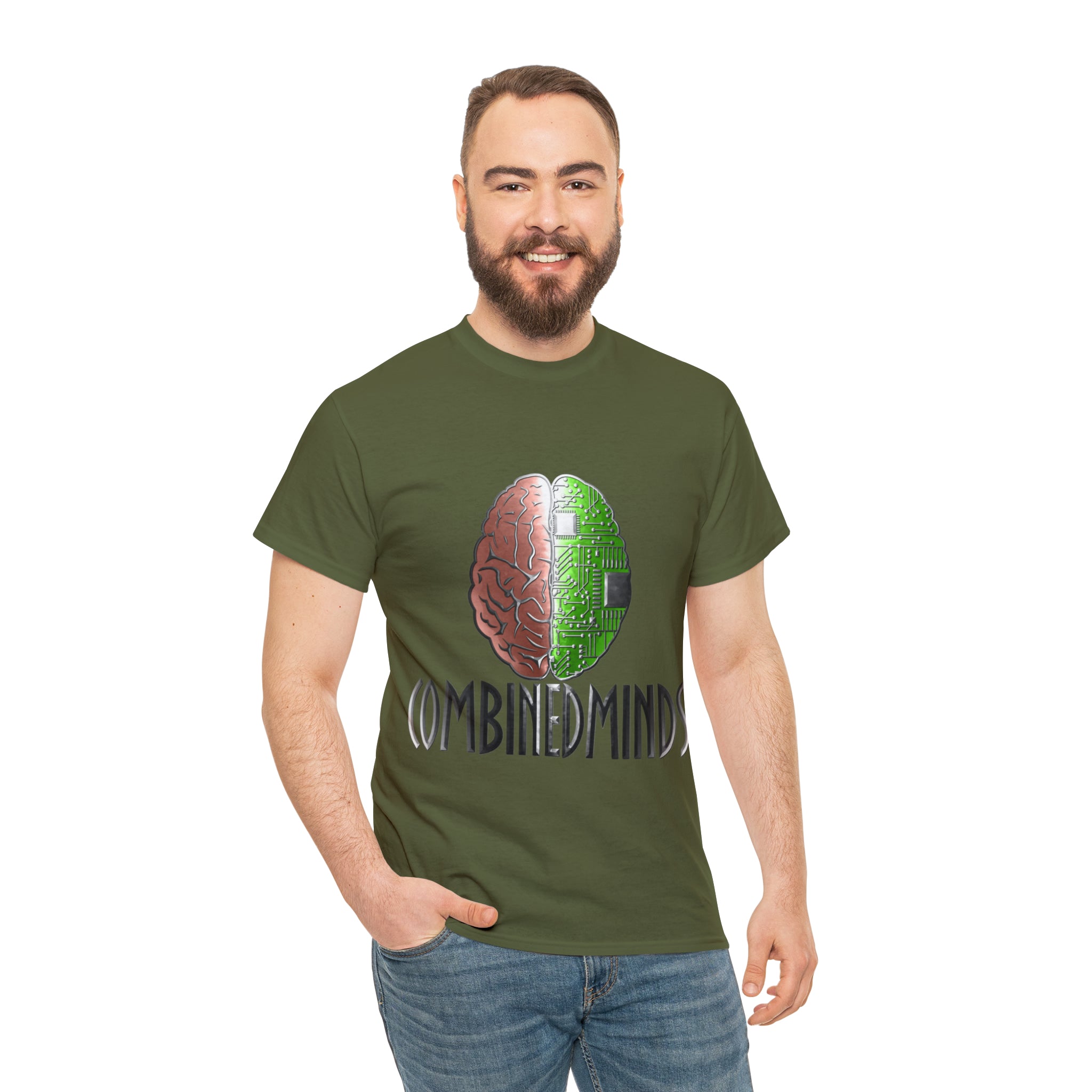 CombinedMinds Unisex Cotton Tee - Color Logo