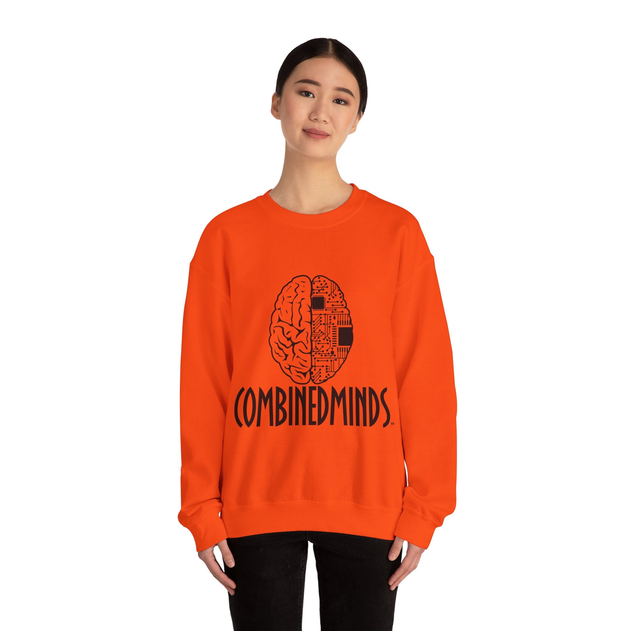 Combinedminds Crewneck Sweatshirt Black Logo