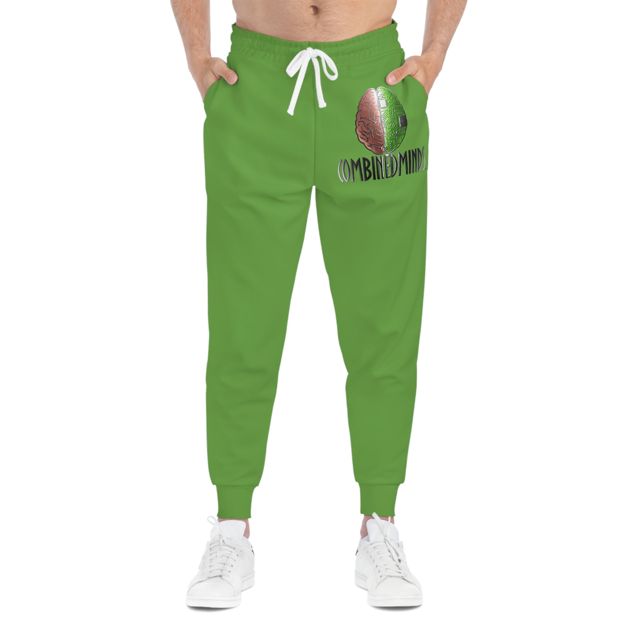 CombinedMinds Athletic Joggers Green/Color Logo