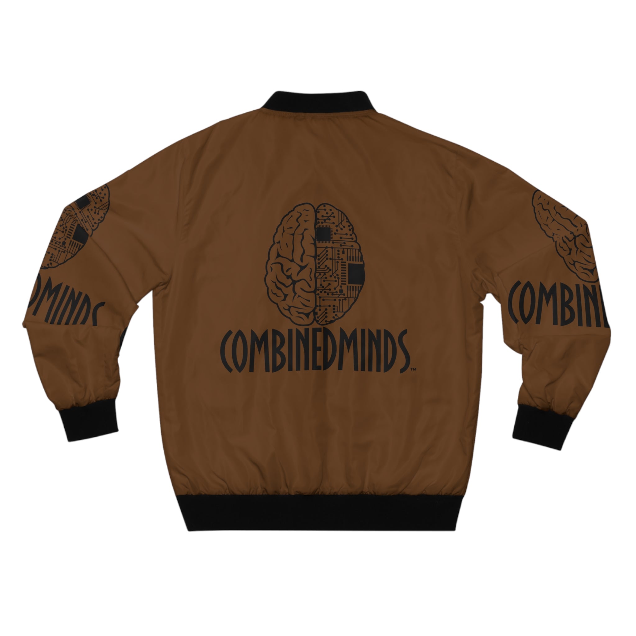 CombinedMinds Bomber Jacket - Brown/Black Logo