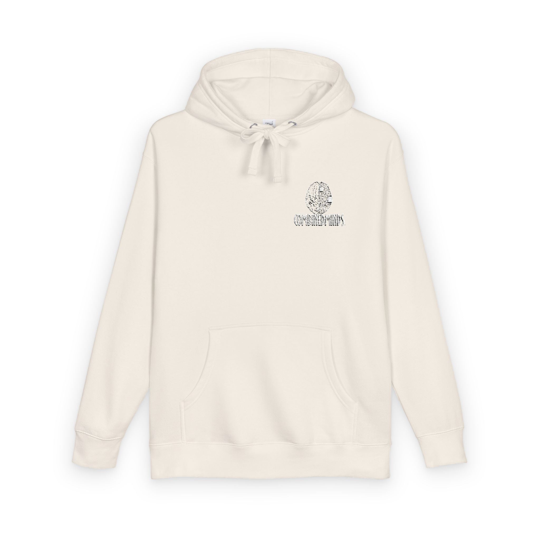 CombinedMinds Unisex Fleece Hoodie - (Embroidery) White Logo