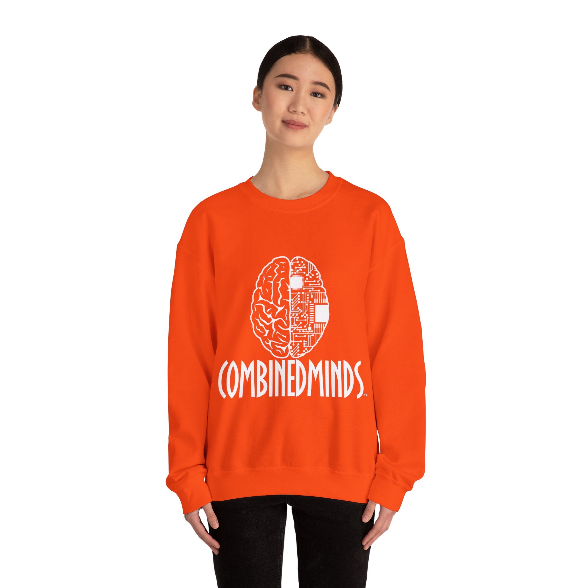 Combinedminds Crewneck Sweatshirt White Logo