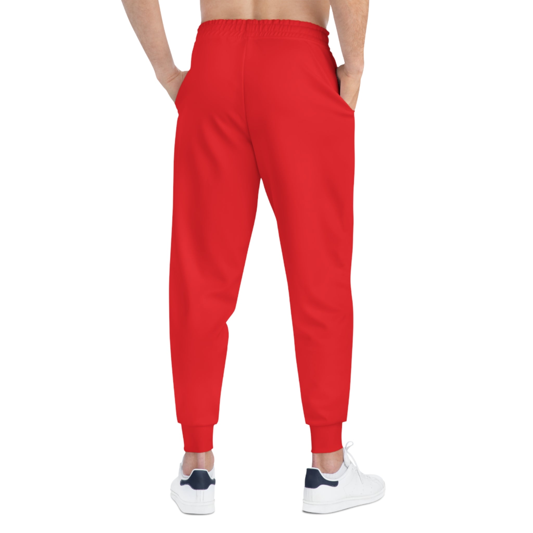 CombinedMinds Athletic Joggers Red/White Logo