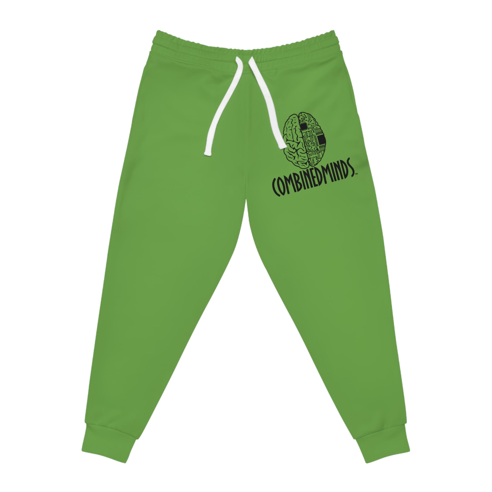 CombinedMinds Athletic Joggers Green/Black Logo
