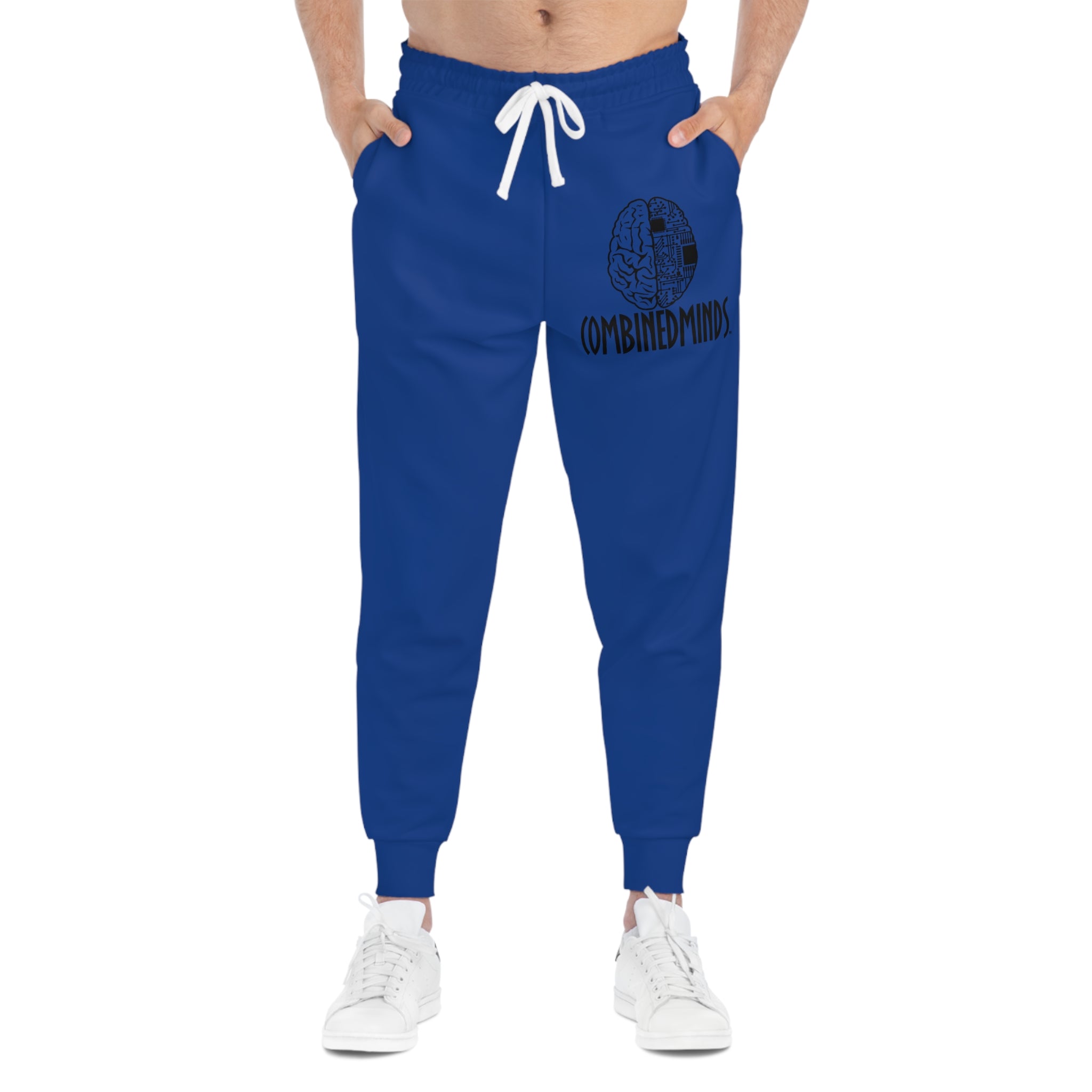 CombinedMinds Athletic Joggers Royal Blue/Black Logo