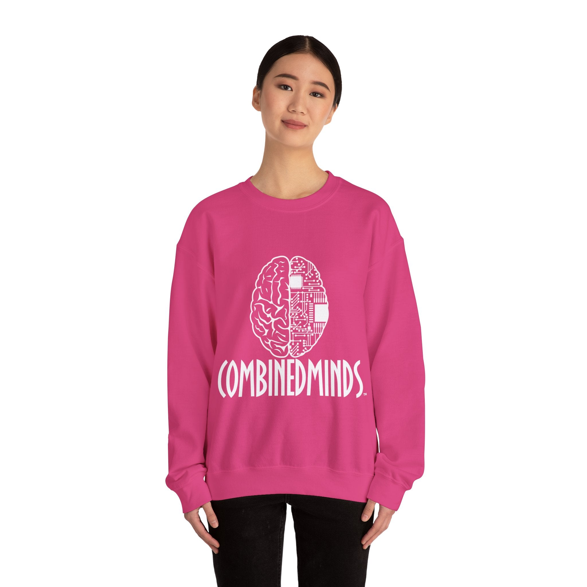 Combinedminds Crewneck Sweatshirt White Logo