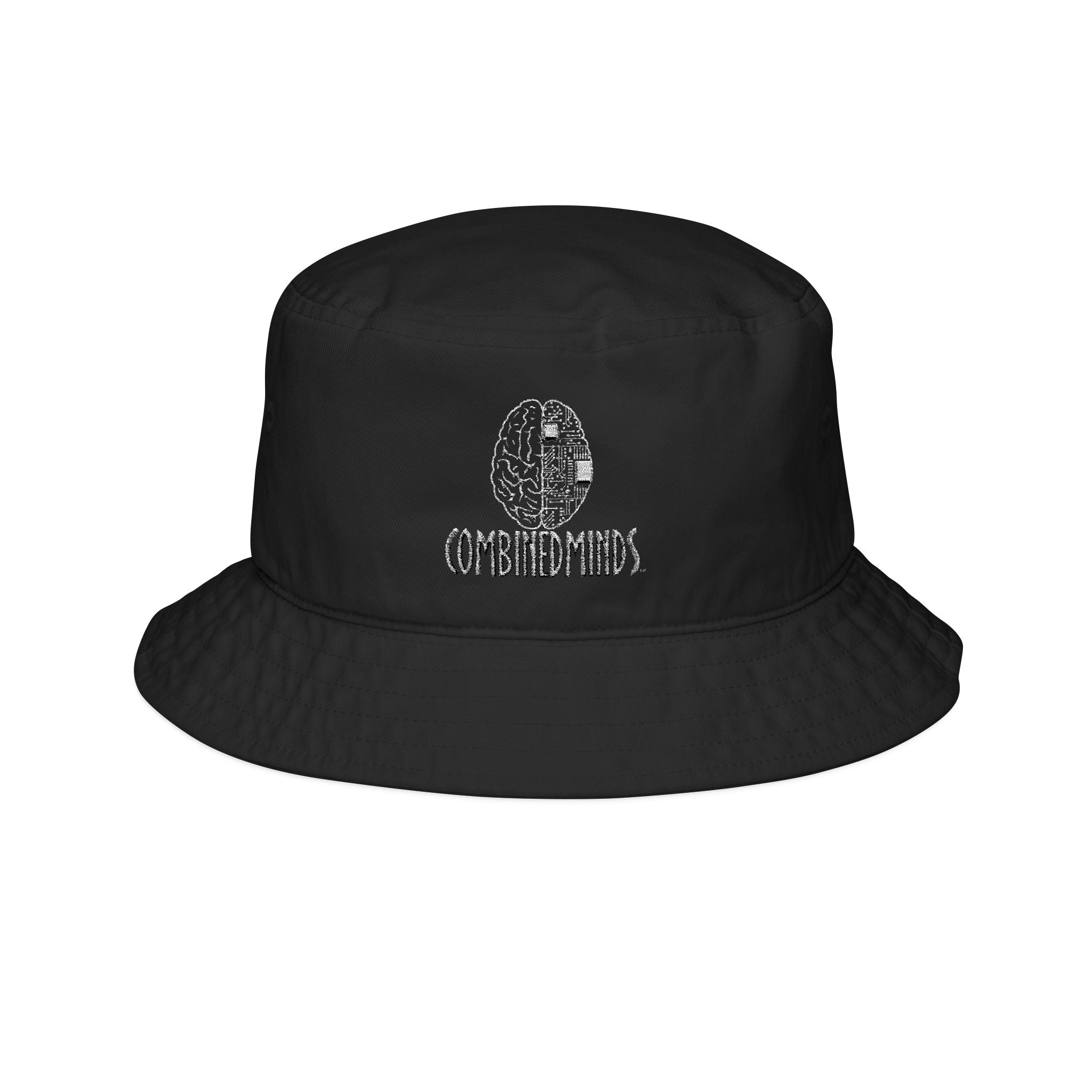 CombinedMinds Bucket Hat (Embroidery) White Logo