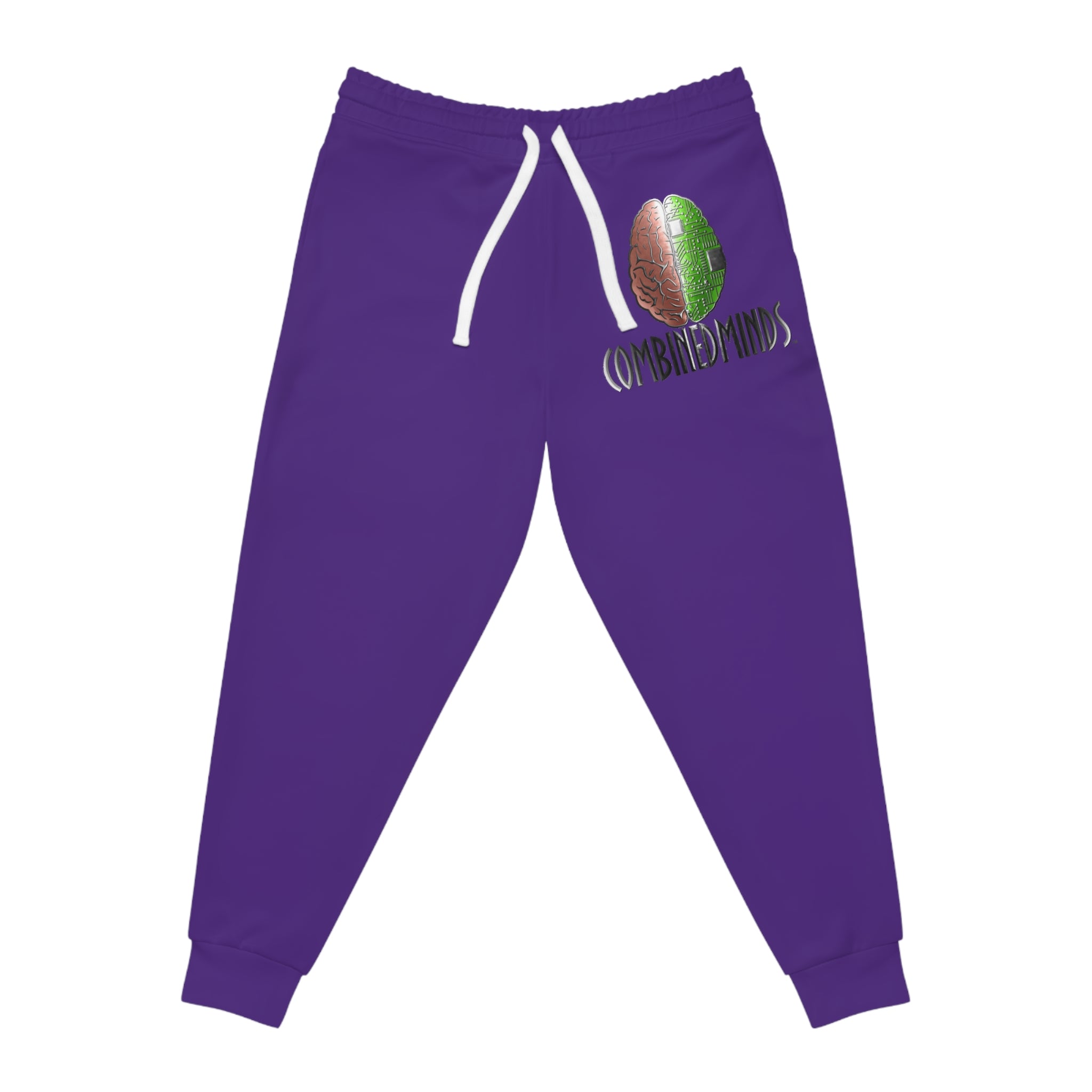 CombinedMinds Athletic Joggers Purple/Color Logo