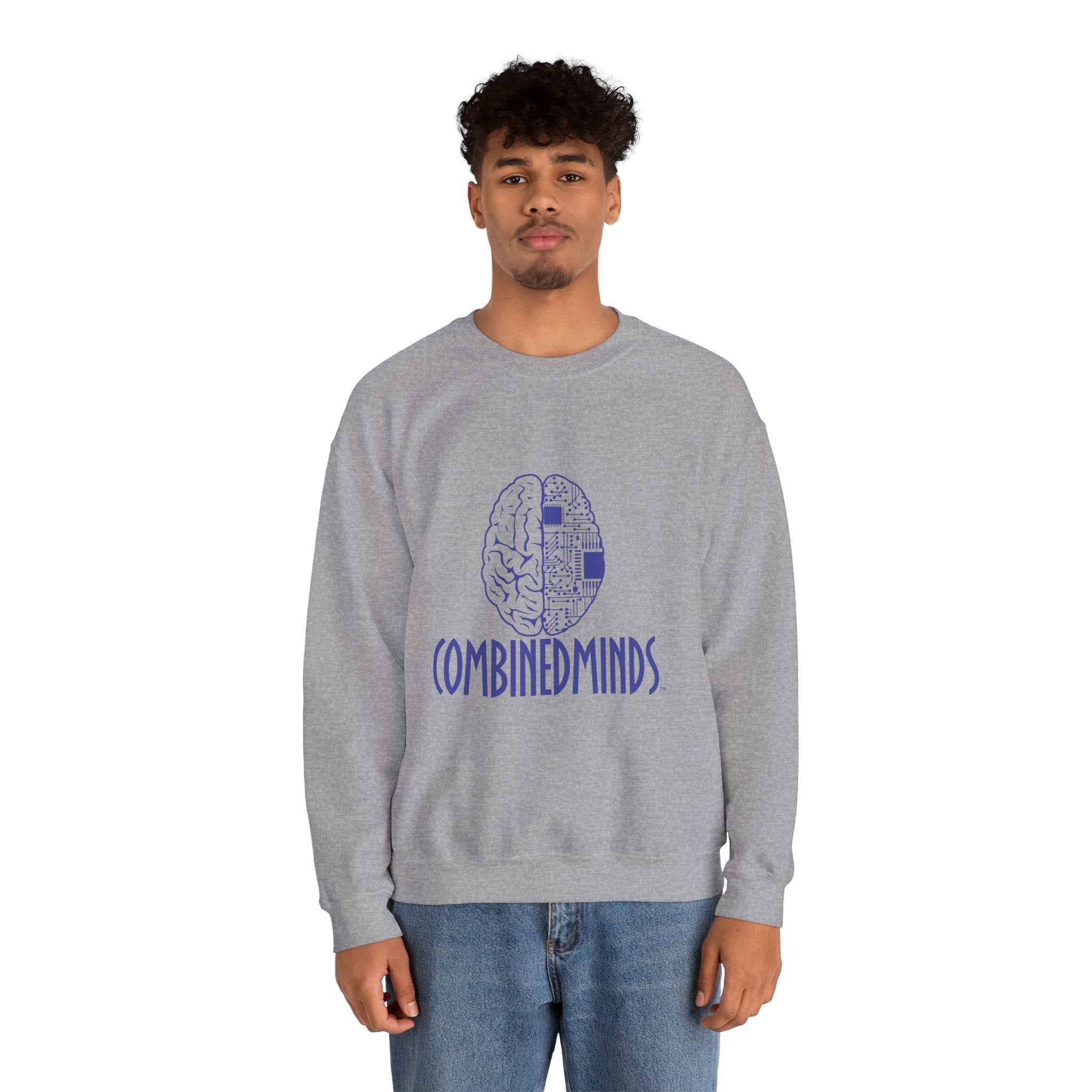 Combinedminds Crewneck Sweatshirt Royal Logo