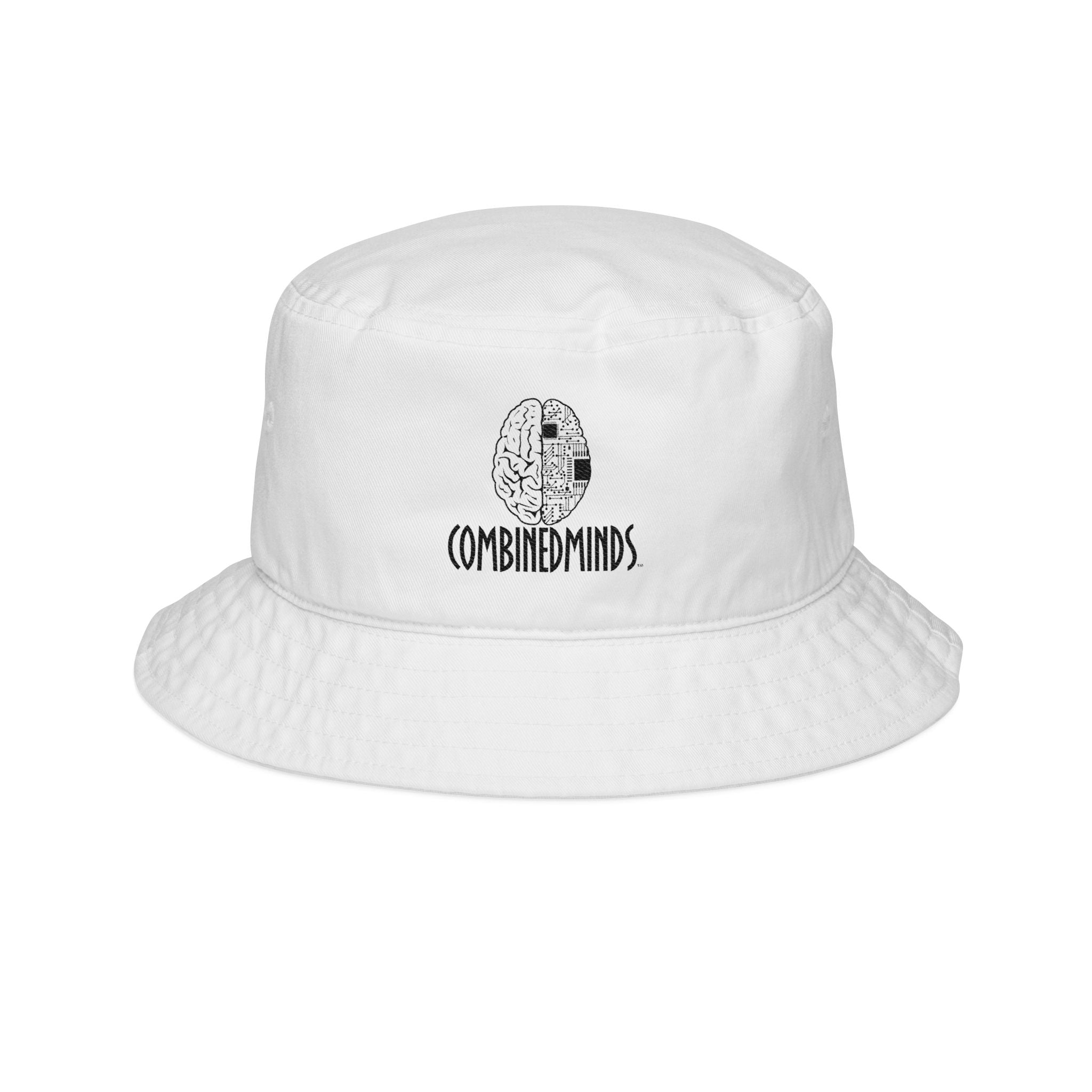 CombinedMinds Bucket Hat (Embroidery) Black Logo