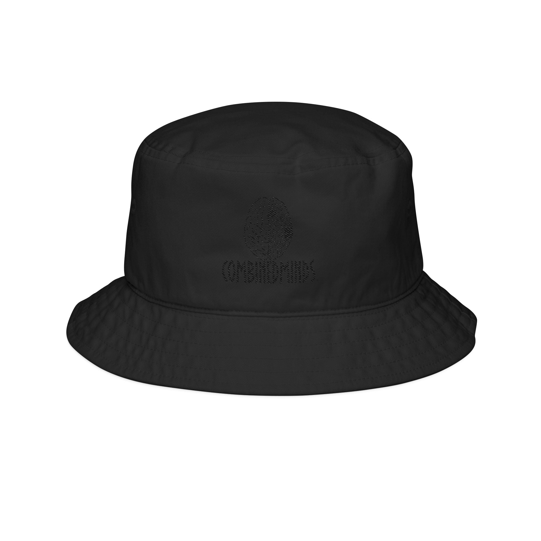 CombinedMinds Bucket Hat (Embroidery) Black Logo