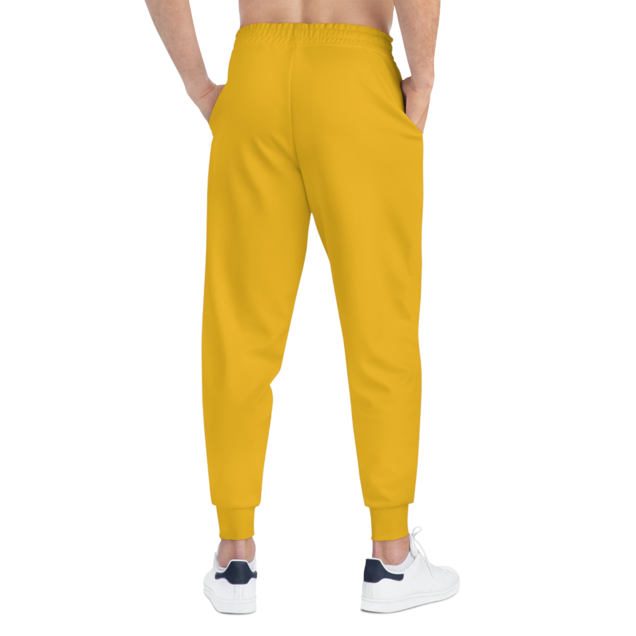 CombinedMinds Athletic Joggers Yellow/White Logo