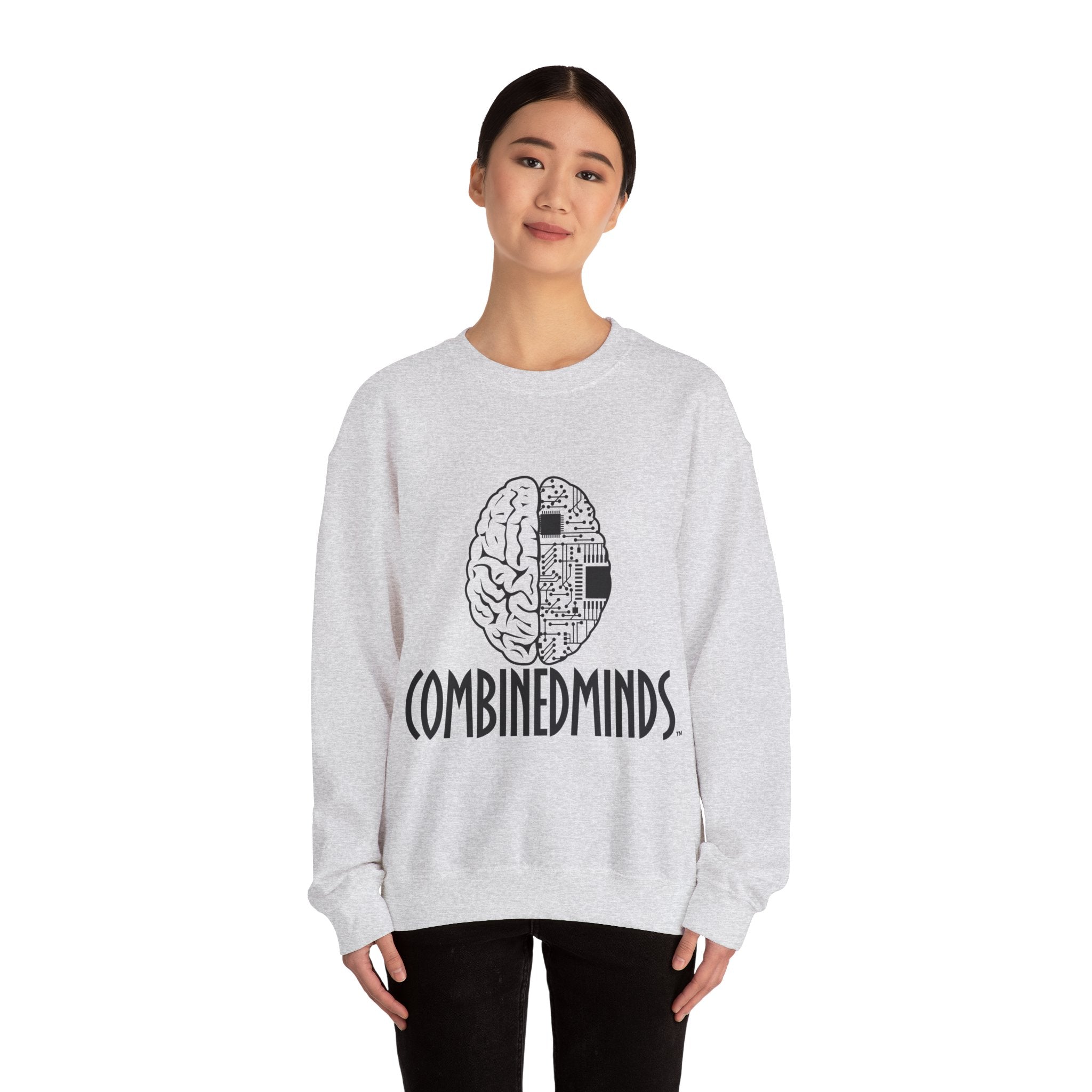 Combinedminds Crewneck Sweatshirt Black Logo