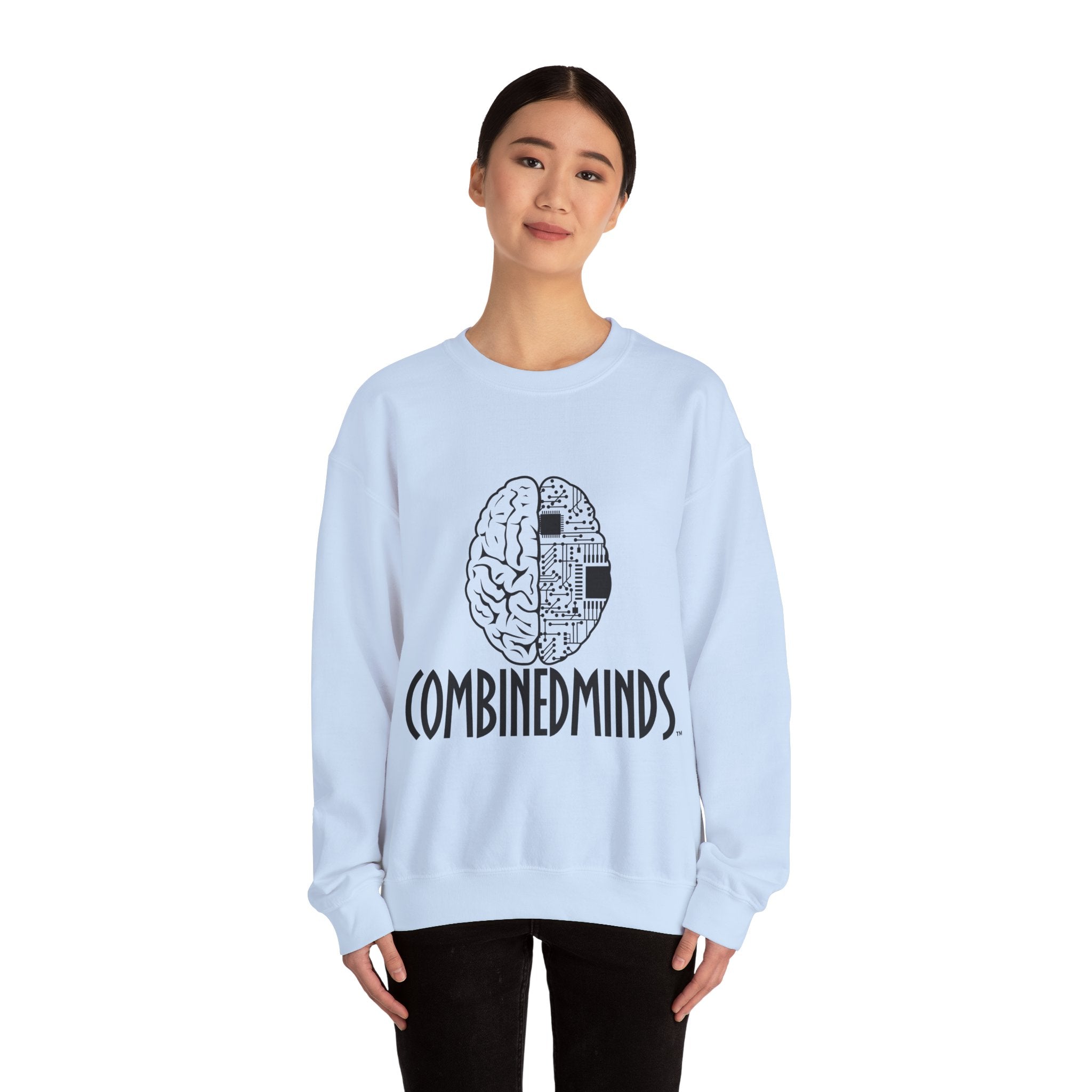 Combinedminds Crewneck Sweatshirt Black Logo