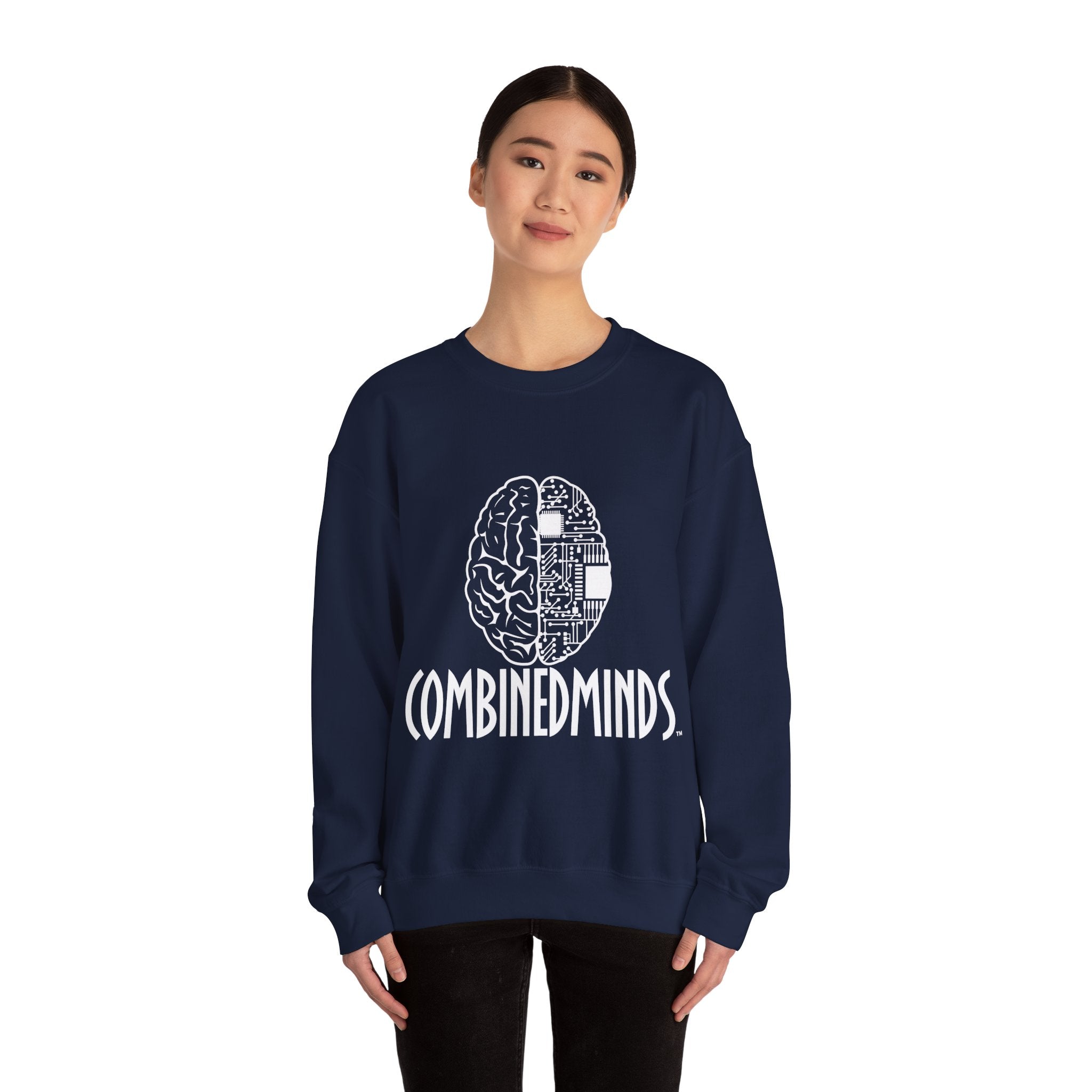 Combinedminds Crewneck Sweatshirt White Logo