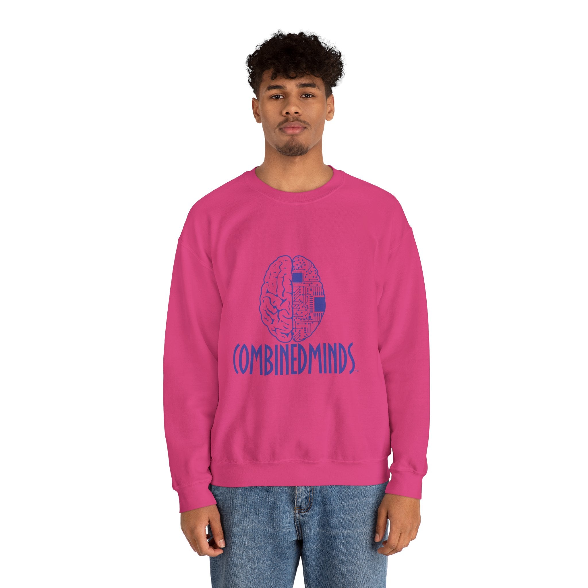 Combinedminds Crewneck Sweatshirt Royal Logo