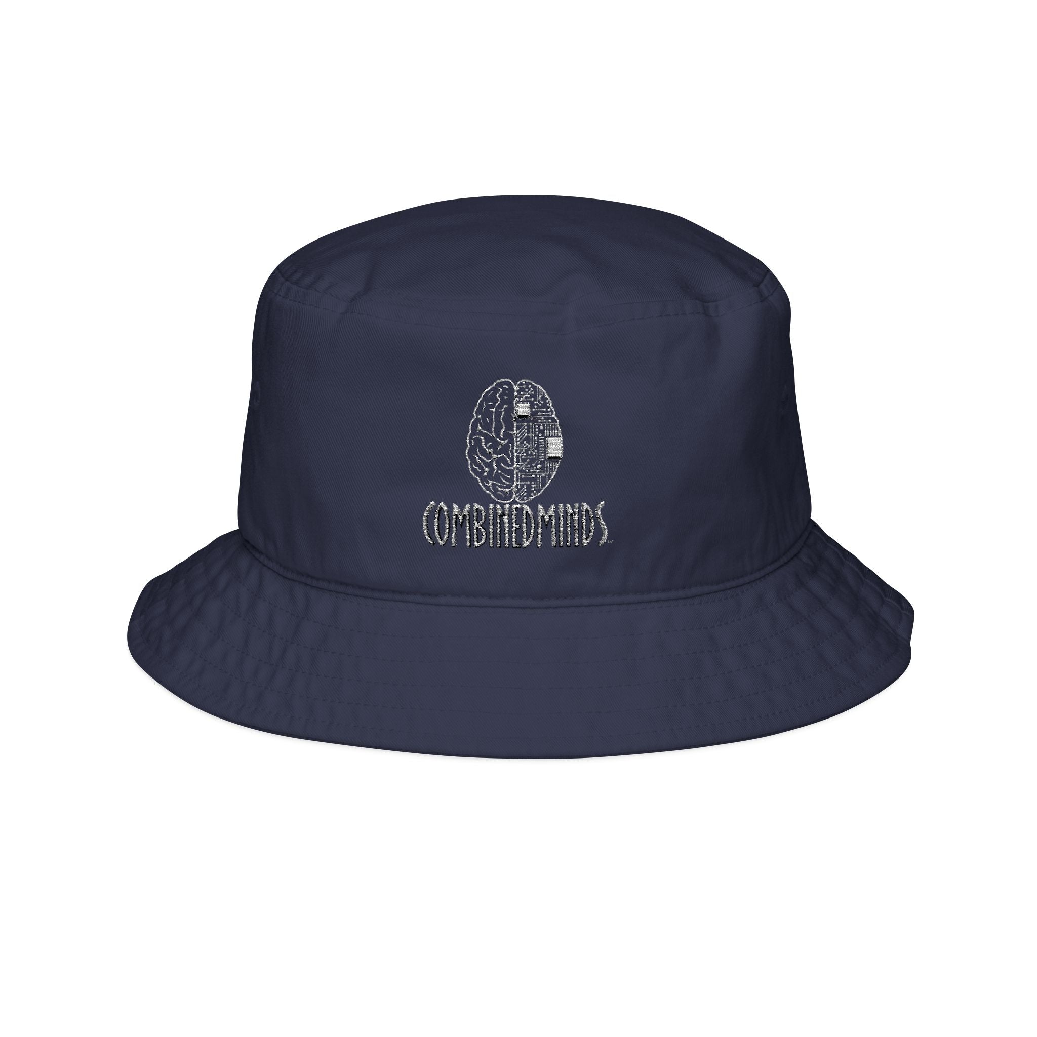 CombinedMinds Bucket Hat (Embroidery) White Logo