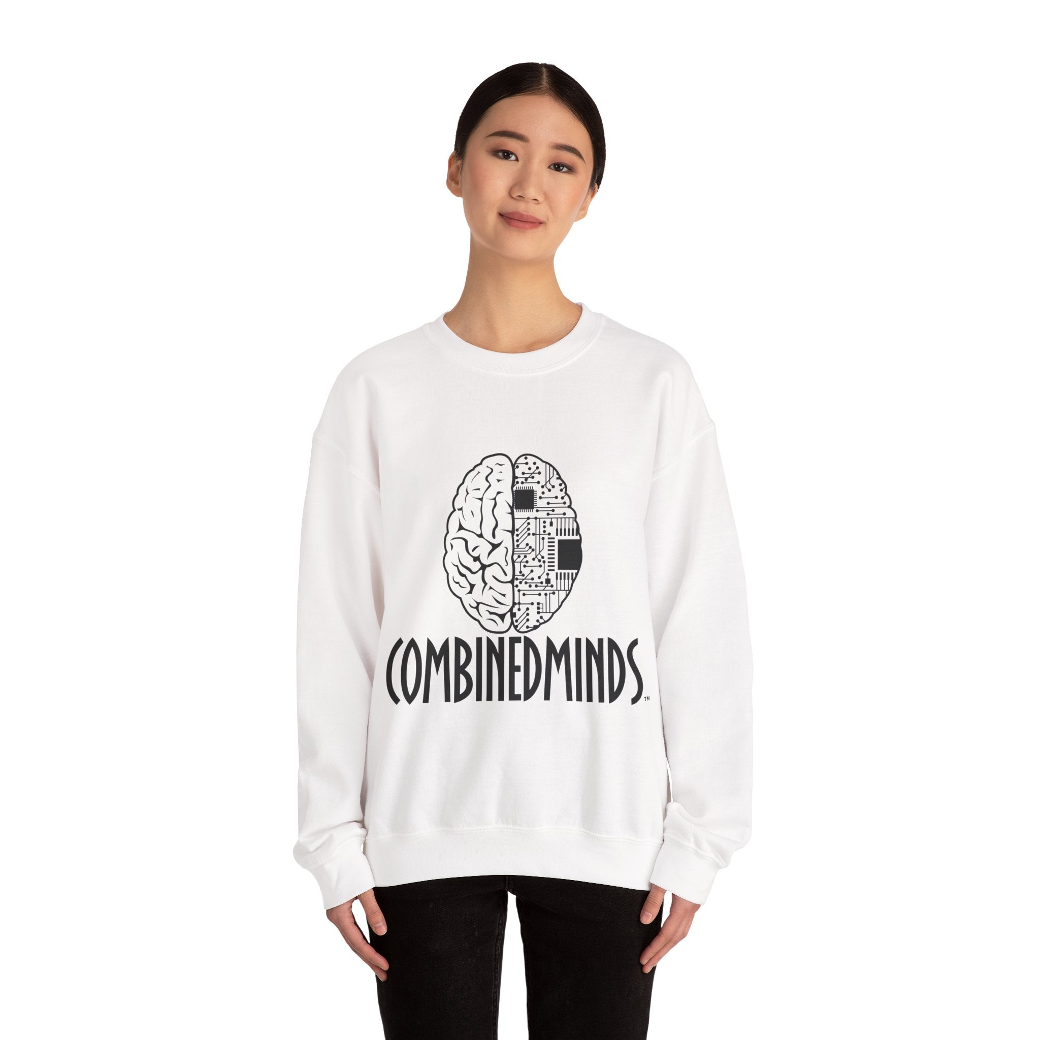 Combinedminds Crewneck Sweatshirt Black Logo