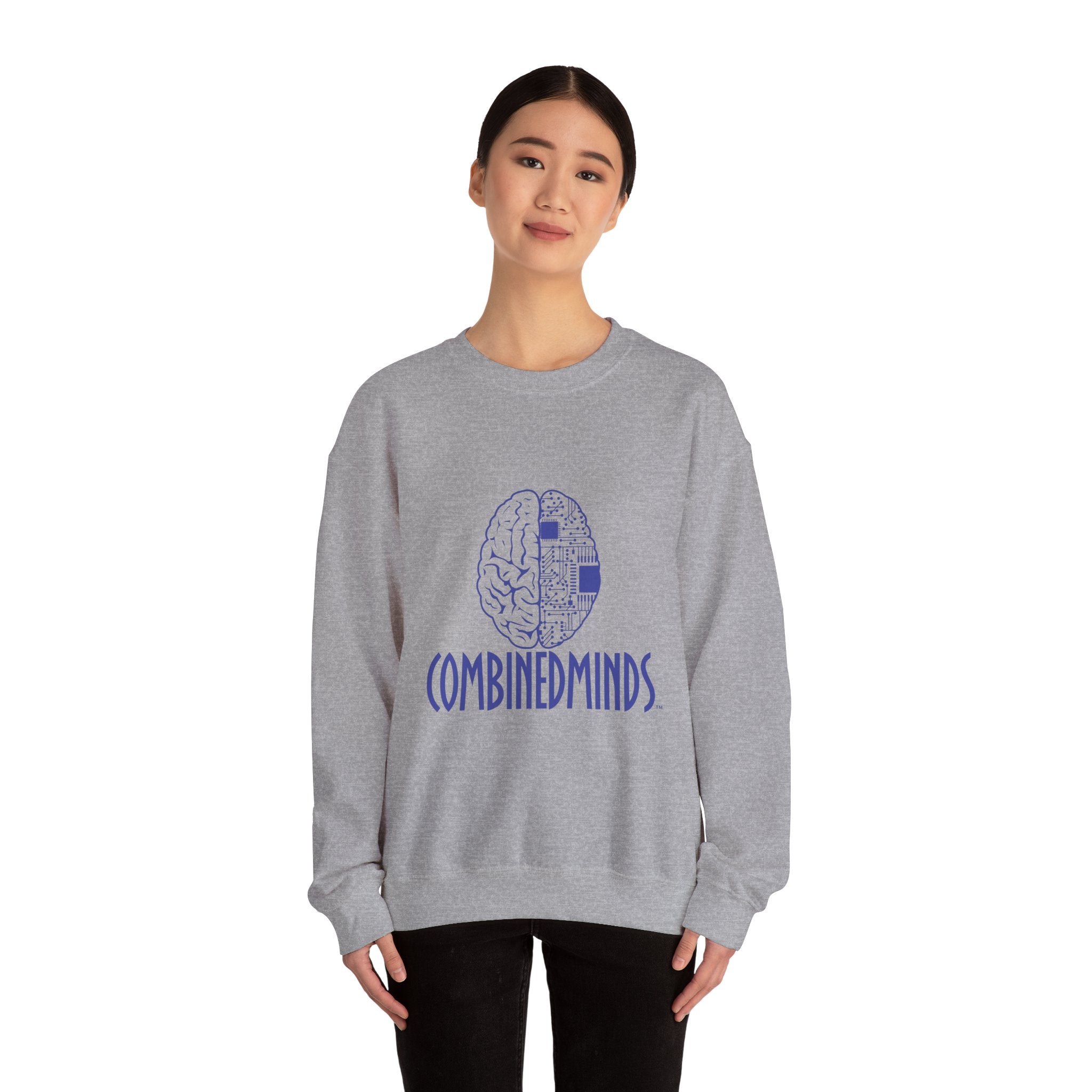 Combinedminds Crewneck Sweatshirt Royal Logo