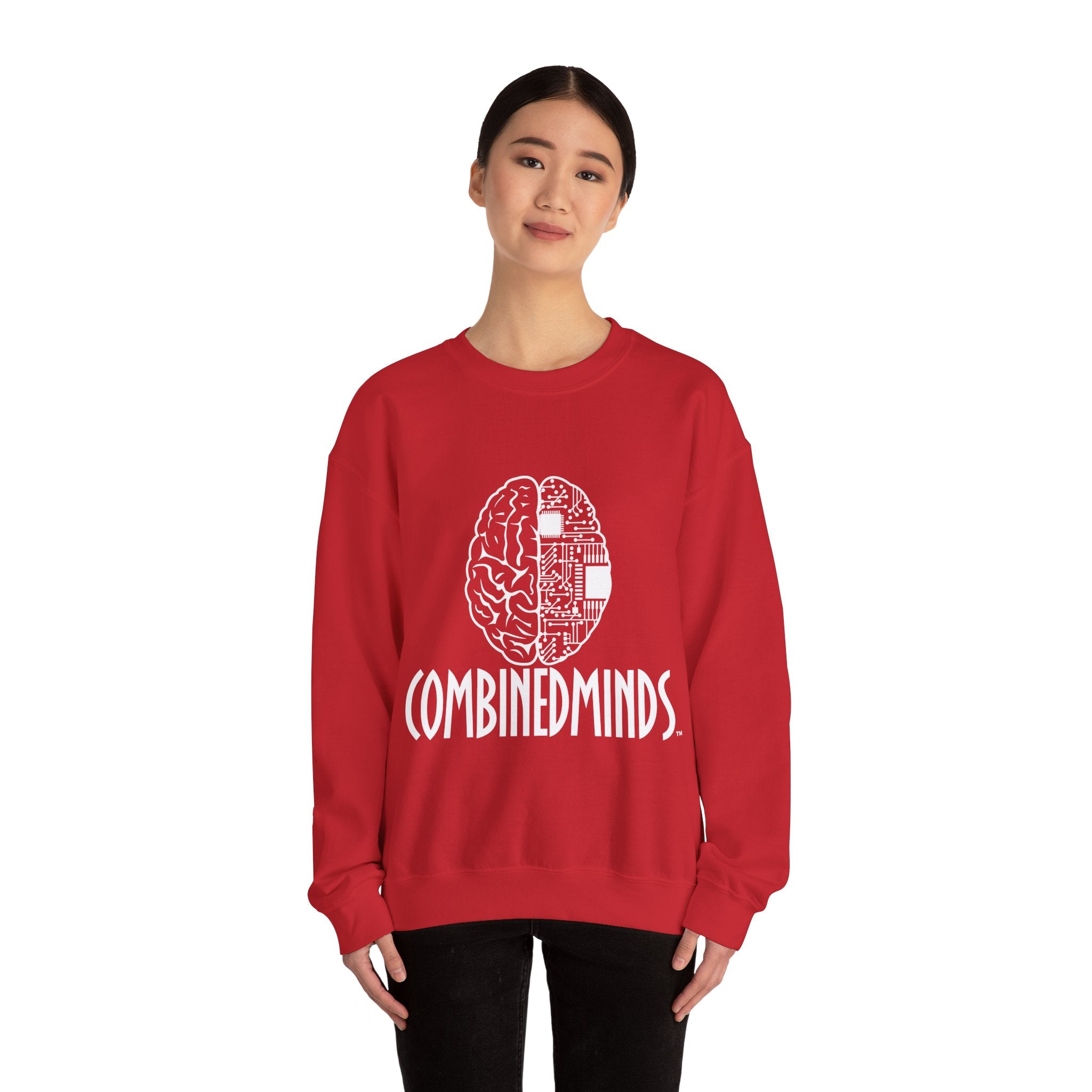 Combinedminds Crewneck Sweatshirt White Logo