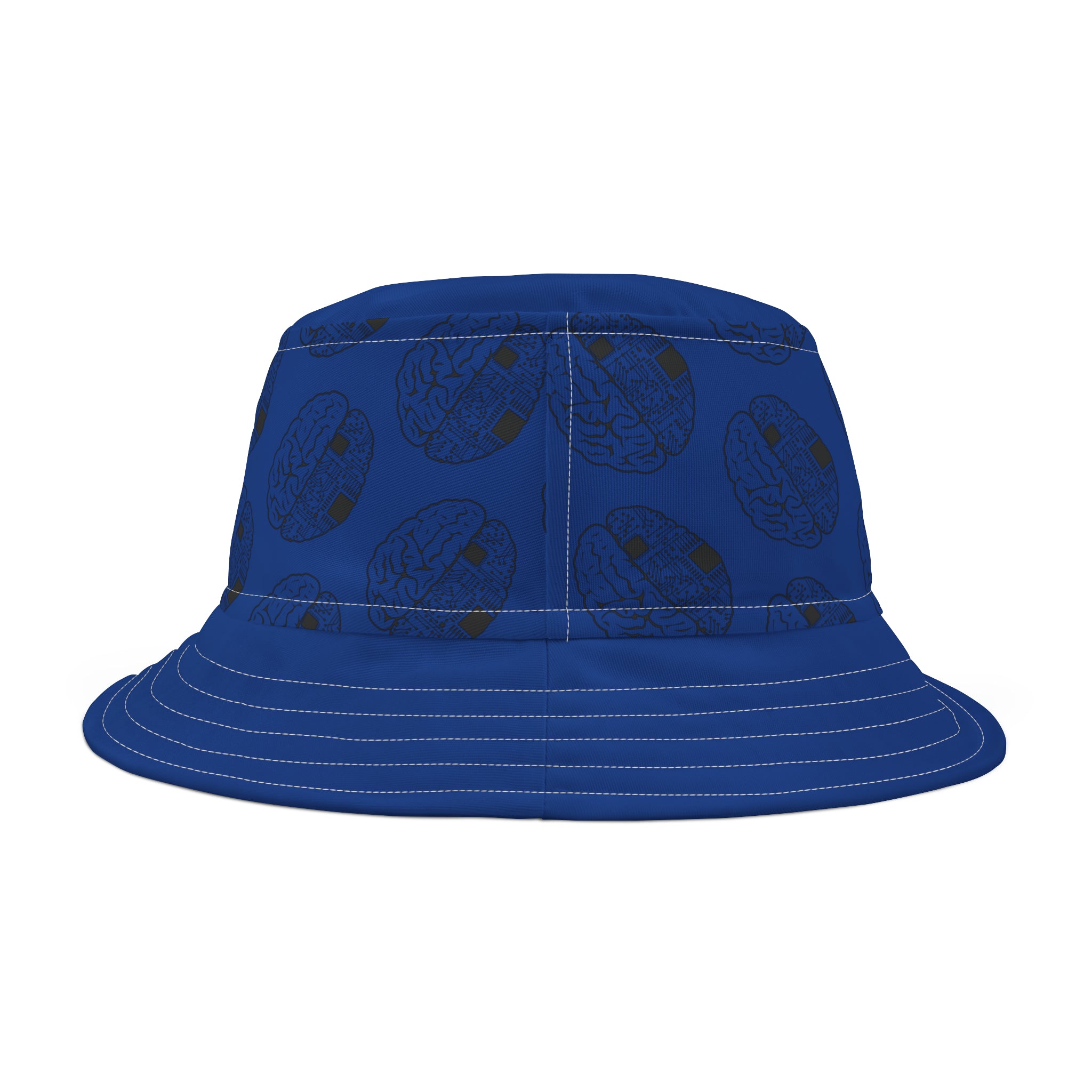CombinedMinds Bucket Hat - Blue/Black Logo