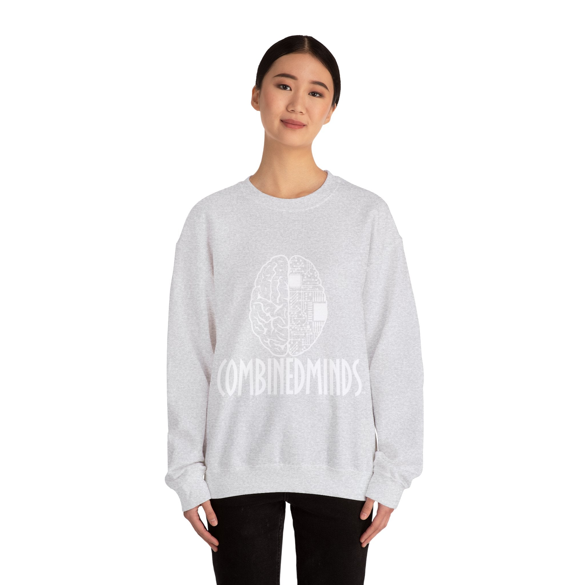 Combinedminds Crewneck Sweatshirt White Logo