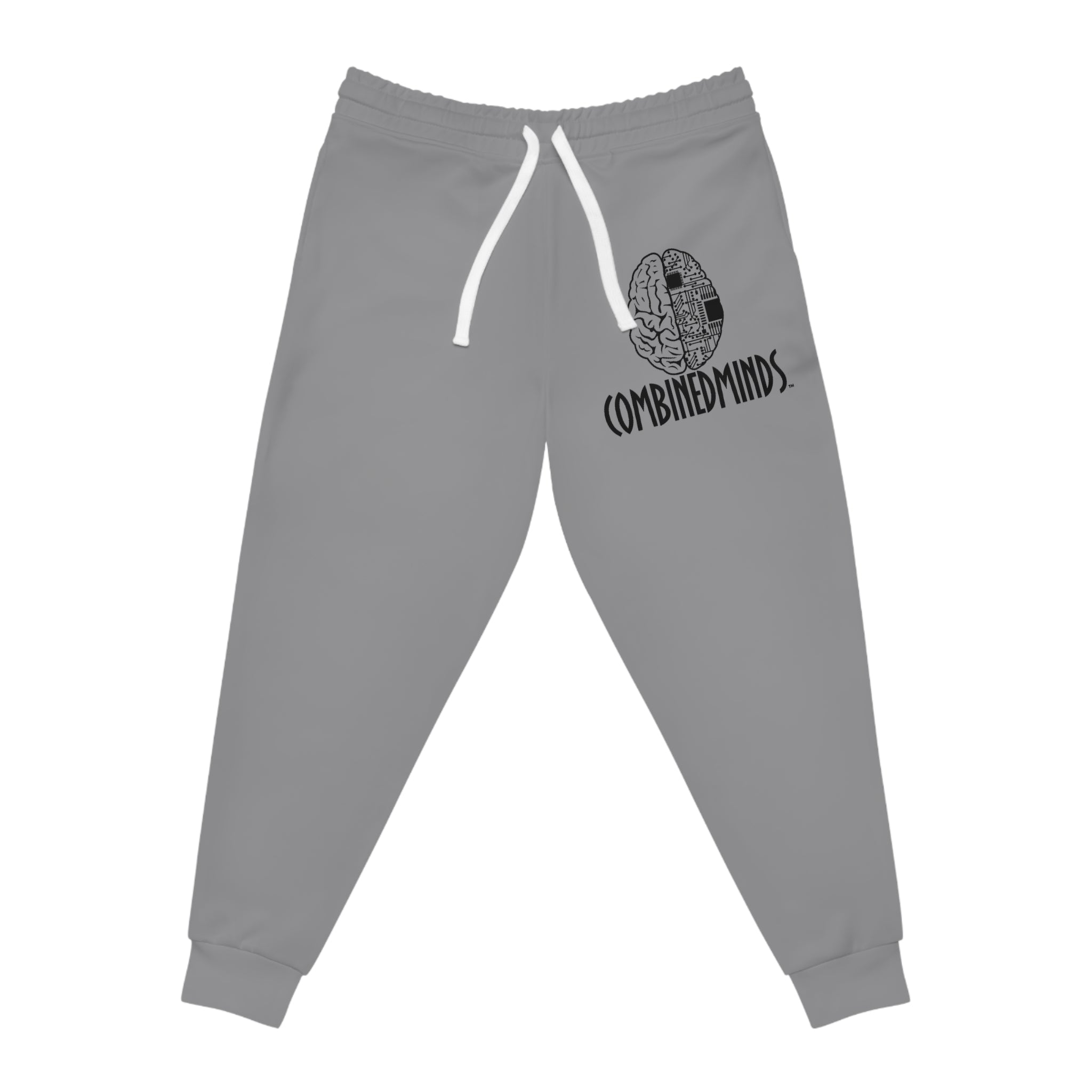 CombinedMinds Athletic Joggers Grey/Black Logo