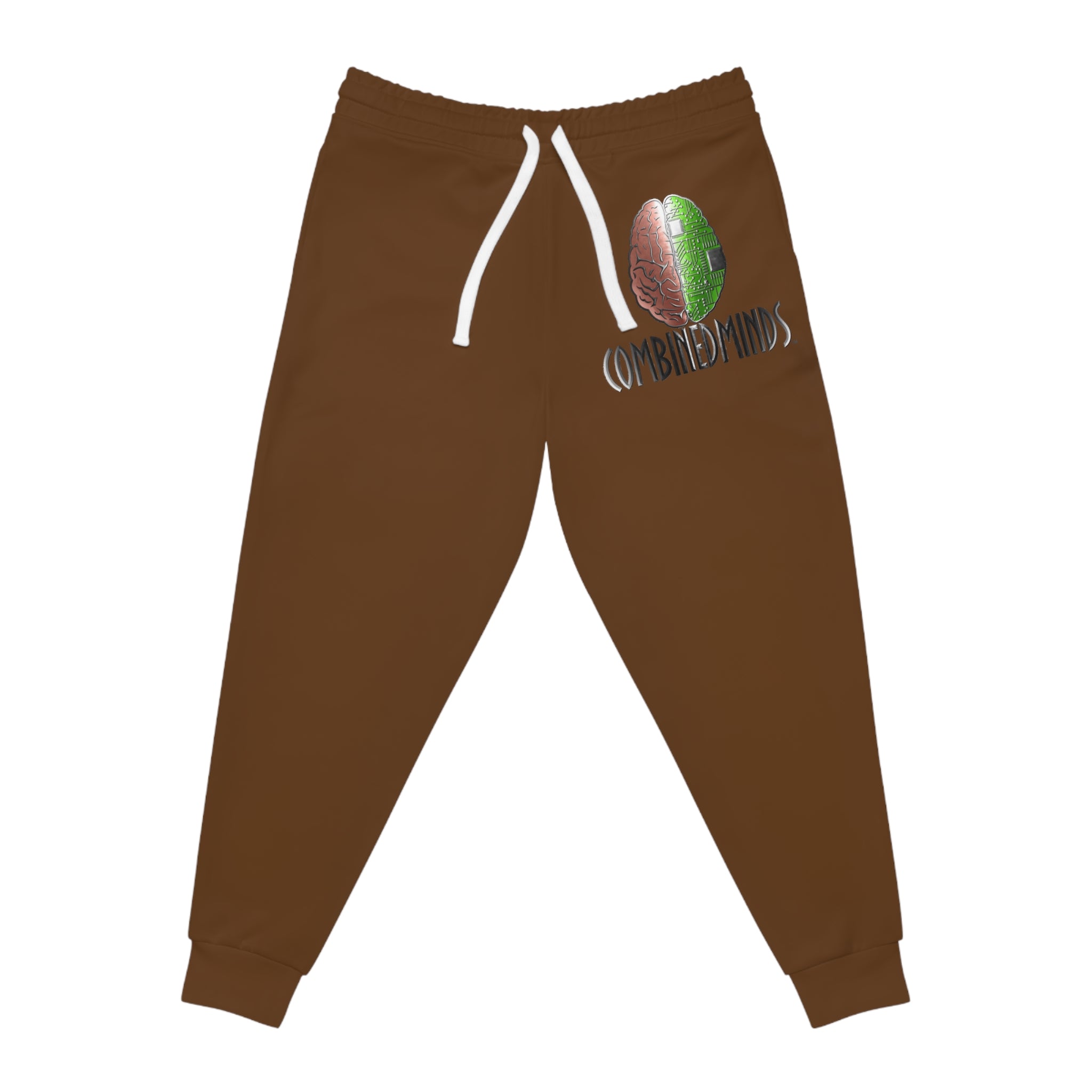 CombinedMinds Athletic Joggers Brown/Color Logo