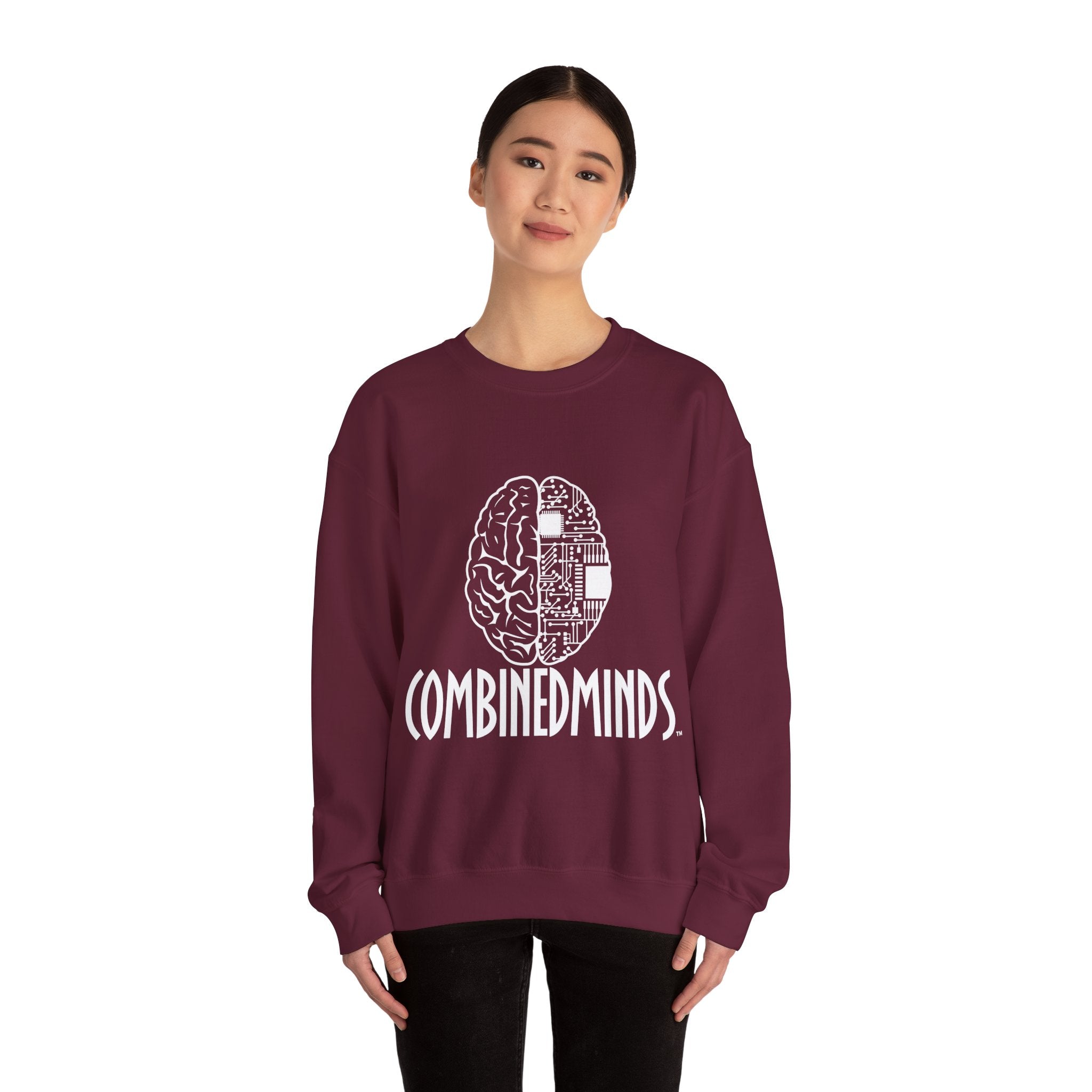 Combinedminds Crewneck Sweatshirt White Logo