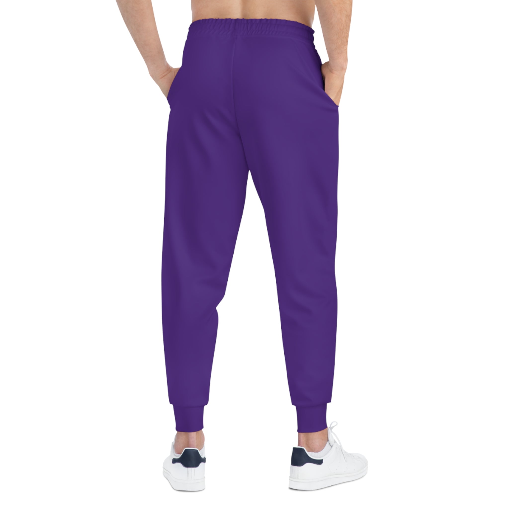 CombinedMinds Athletic Joggers Purple/Black Logo