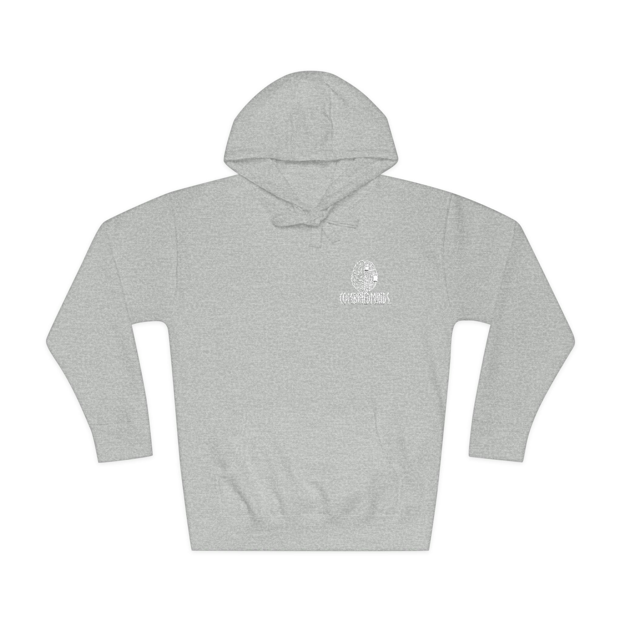 CombinedMinds Unisex Fleece Hoodie - (Embroidery) White Logo