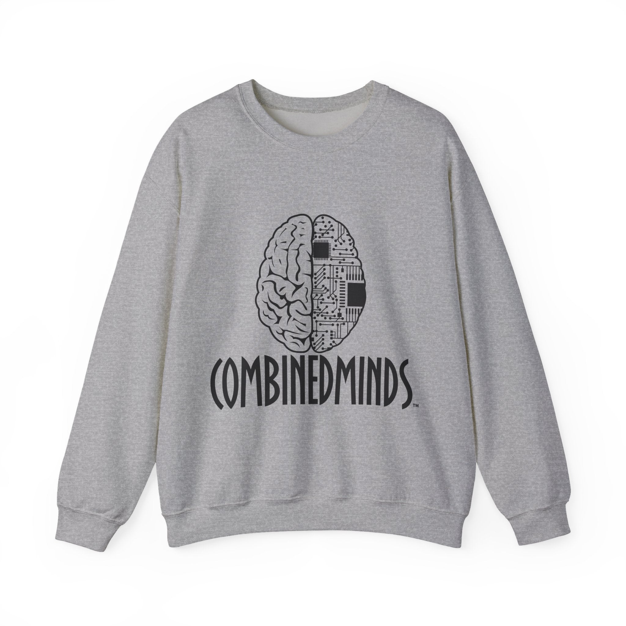 Combinedminds Crewneck Sweatshirt Black Logo
