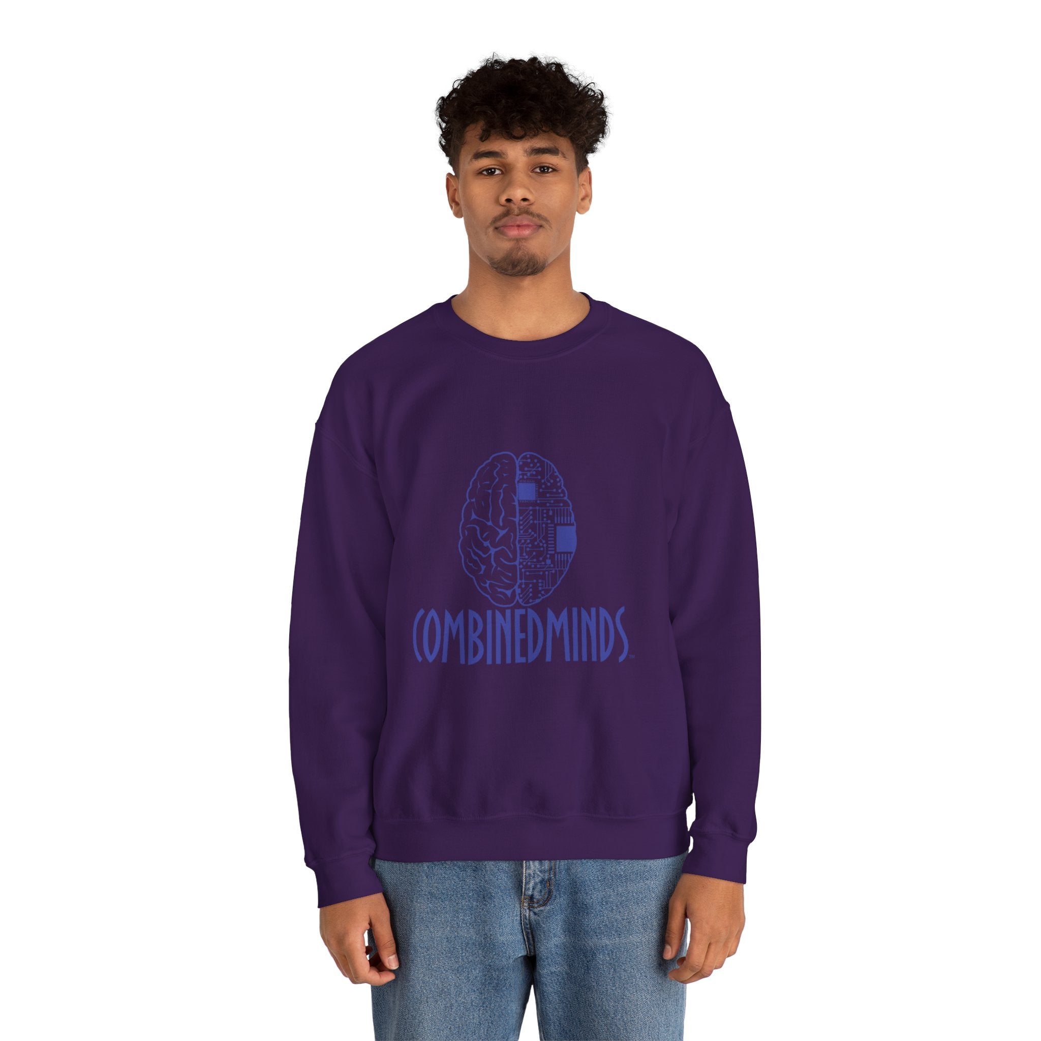 Combinedminds Crewneck Sweatshirt Royal Logo