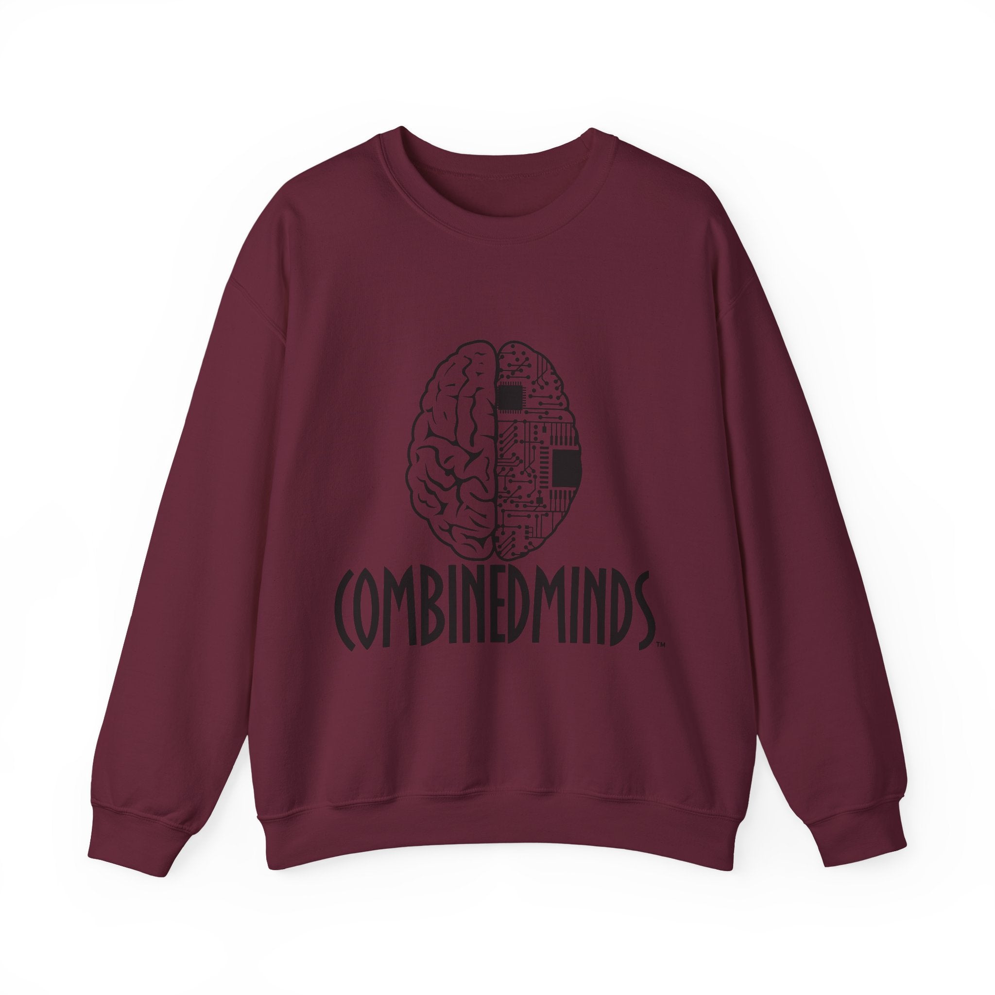 Combinedminds Crewneck Sweatshirt Black Logo