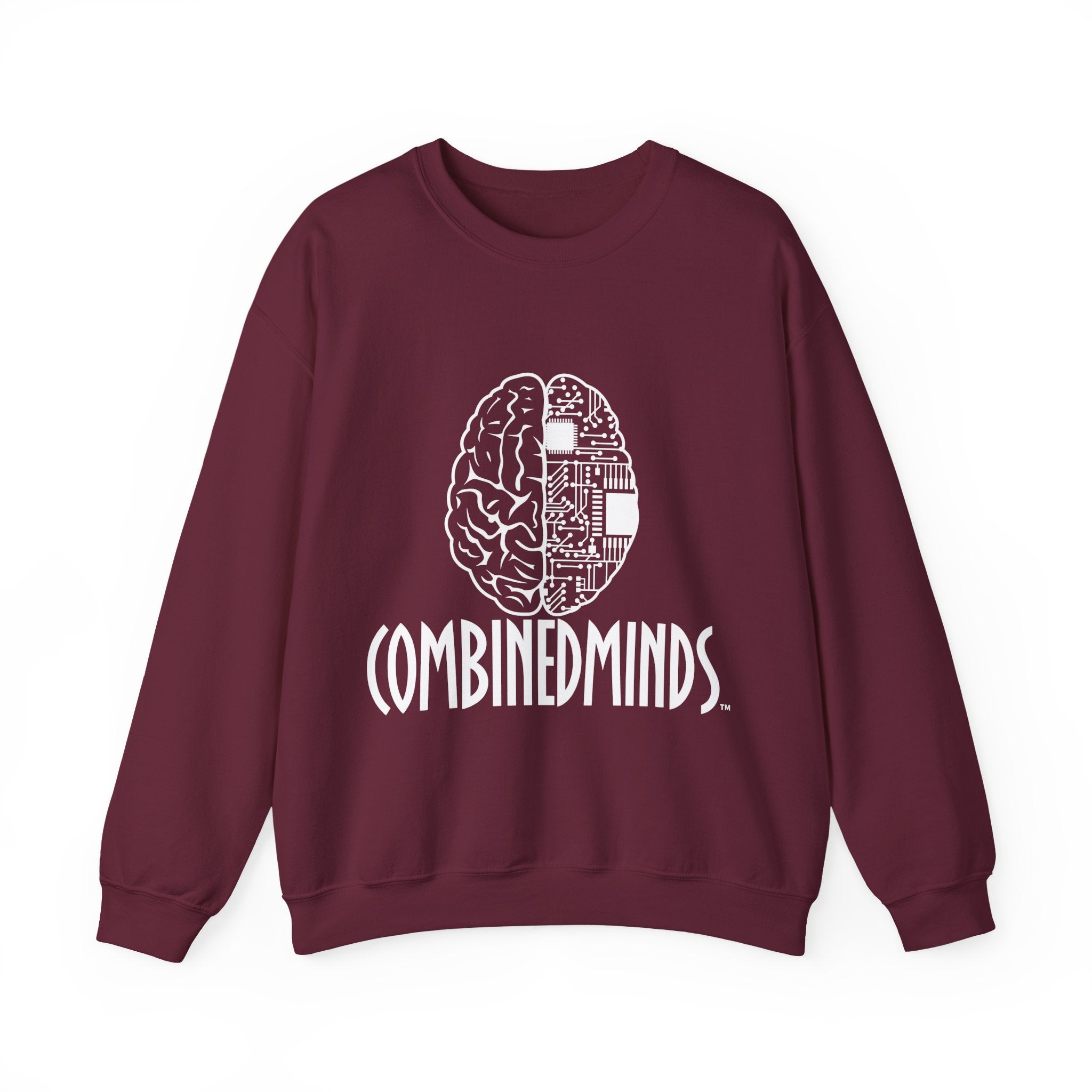 Combinedminds Crewneck Sweatshirt White Logo