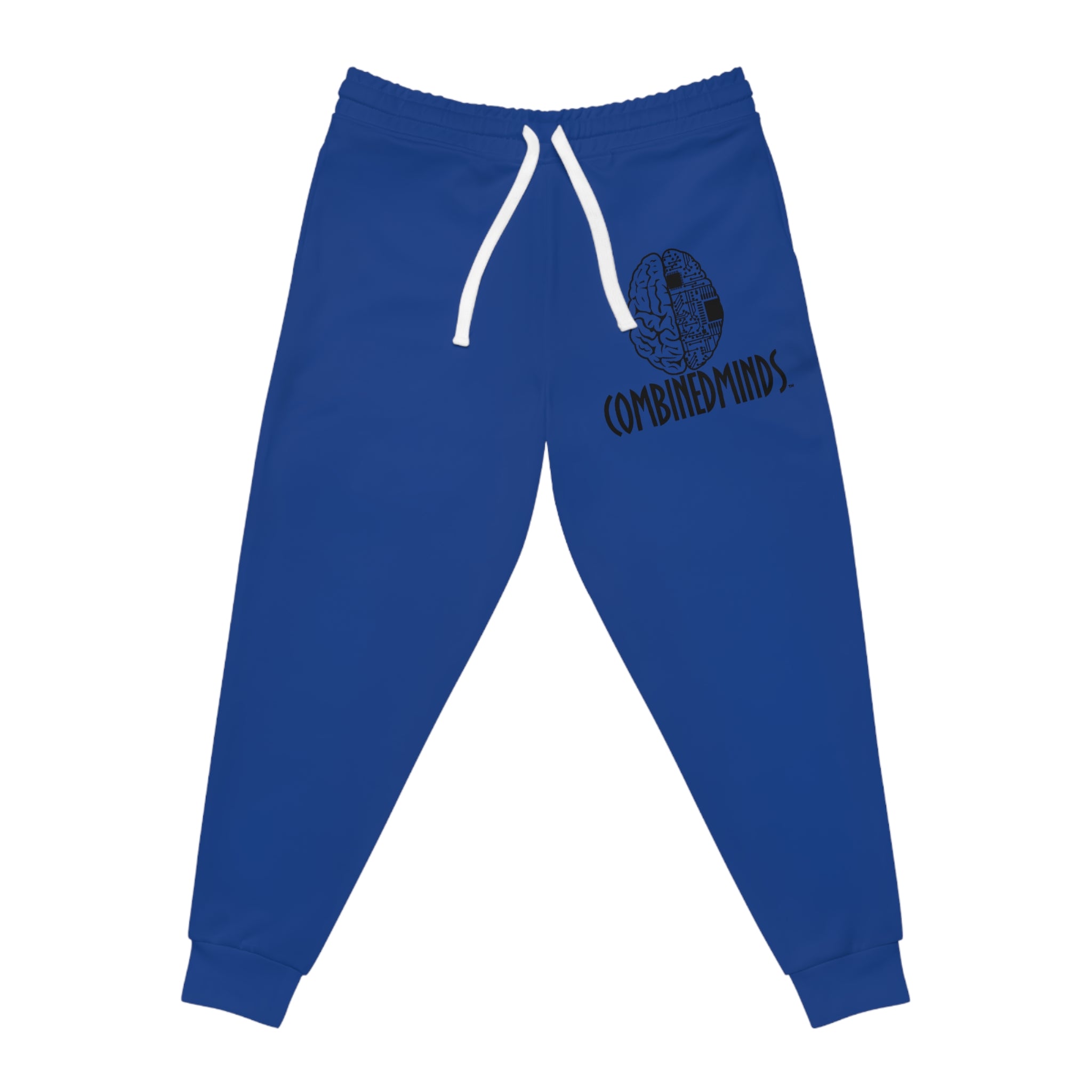 CombinedMinds Athletic Joggers Royal Blue/Black Logo