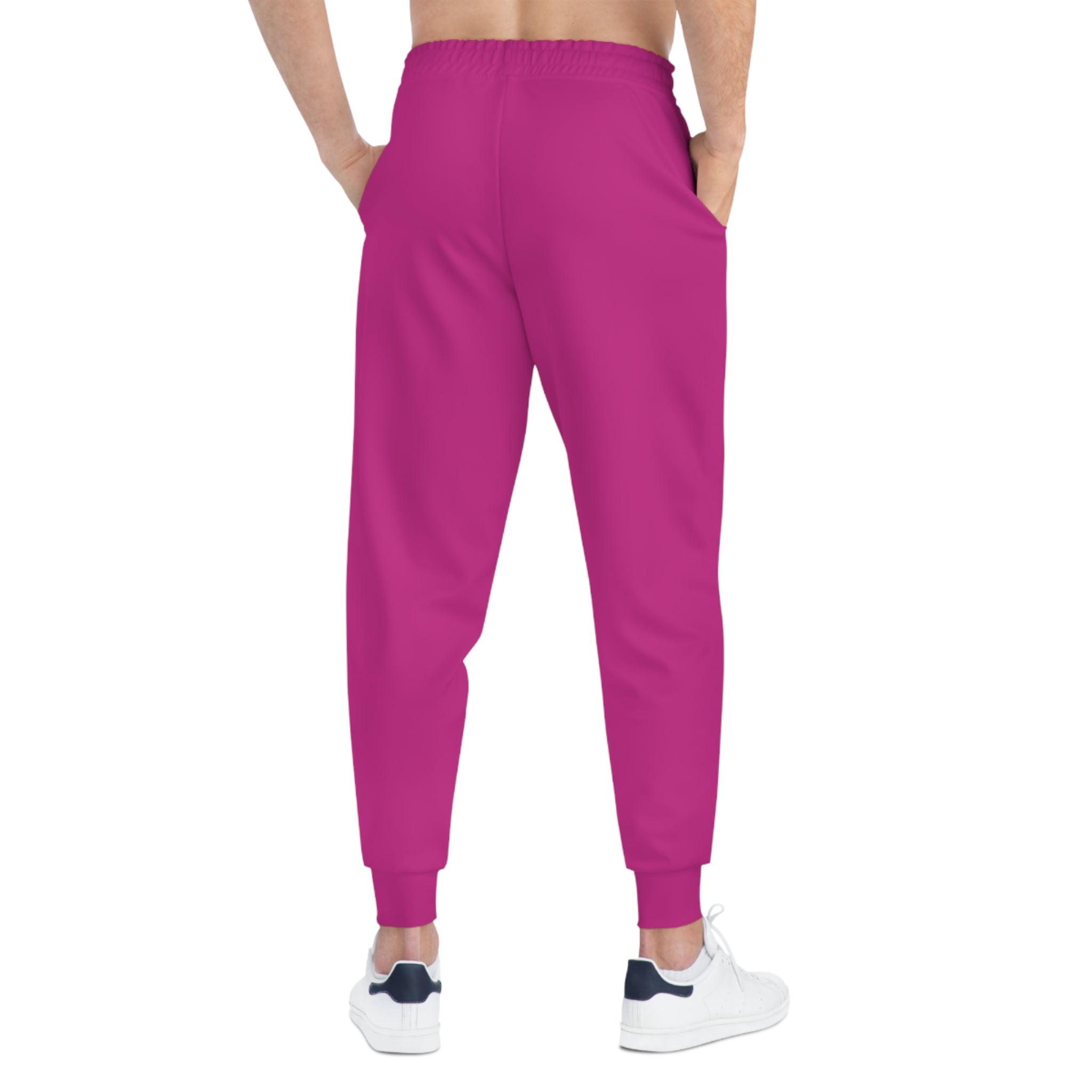 CombinedMinds Athletic Joggers Pink/Black Logo